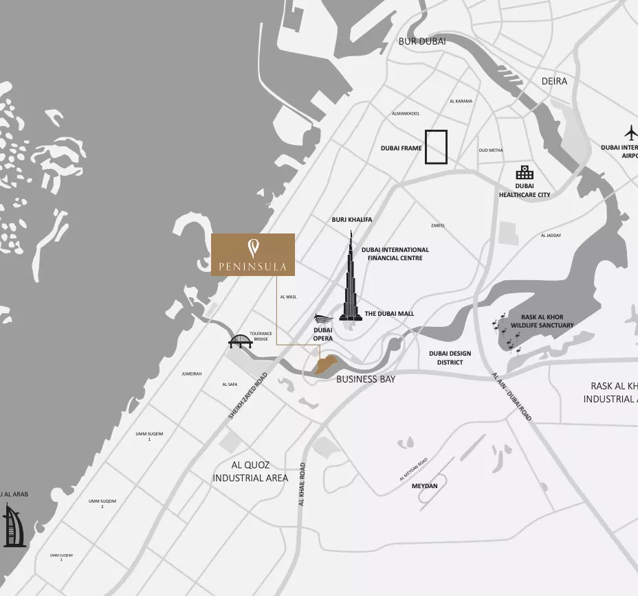 Jumeirah Living Business Bay – master plan