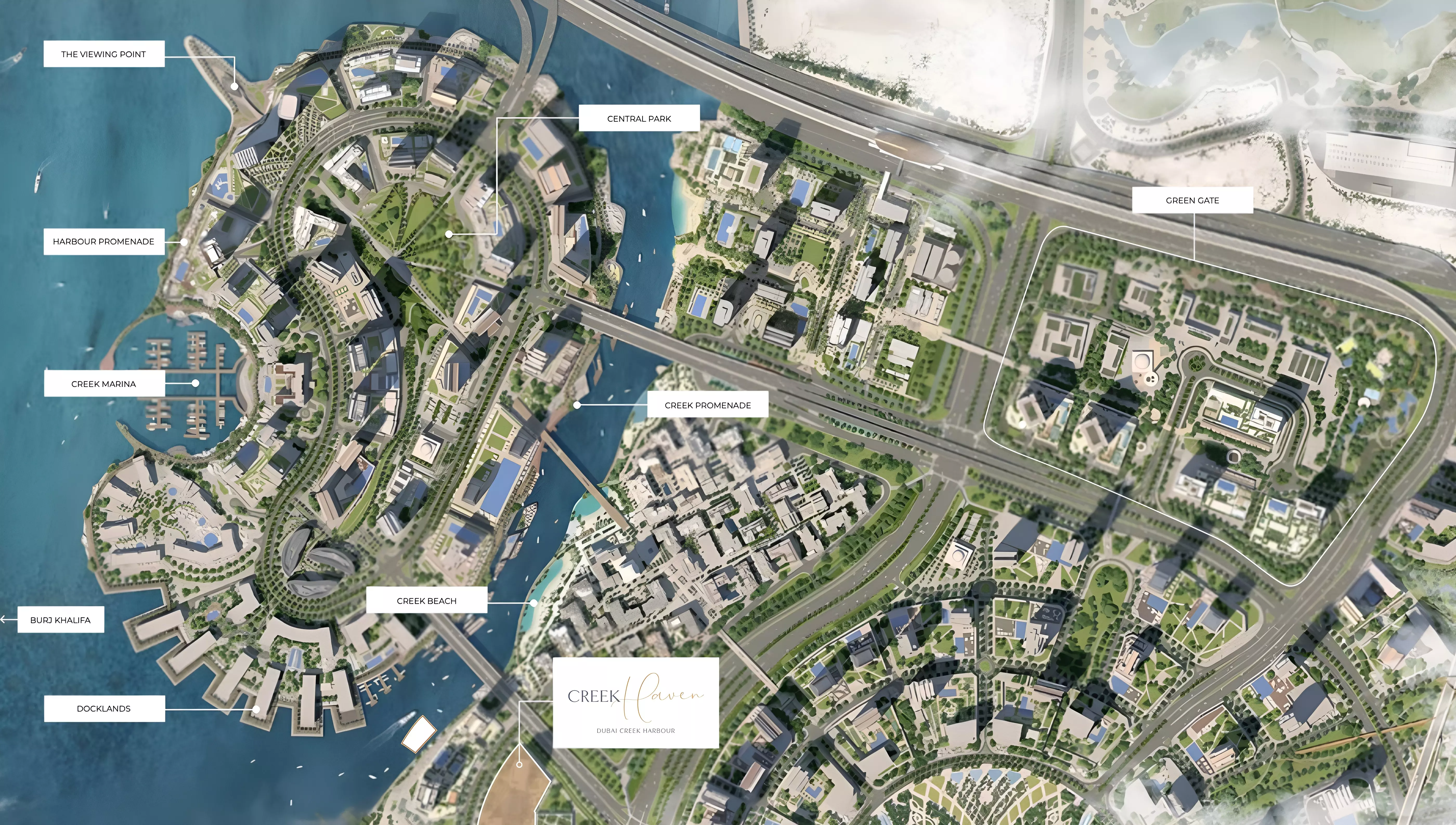 Creek Haven – master plan