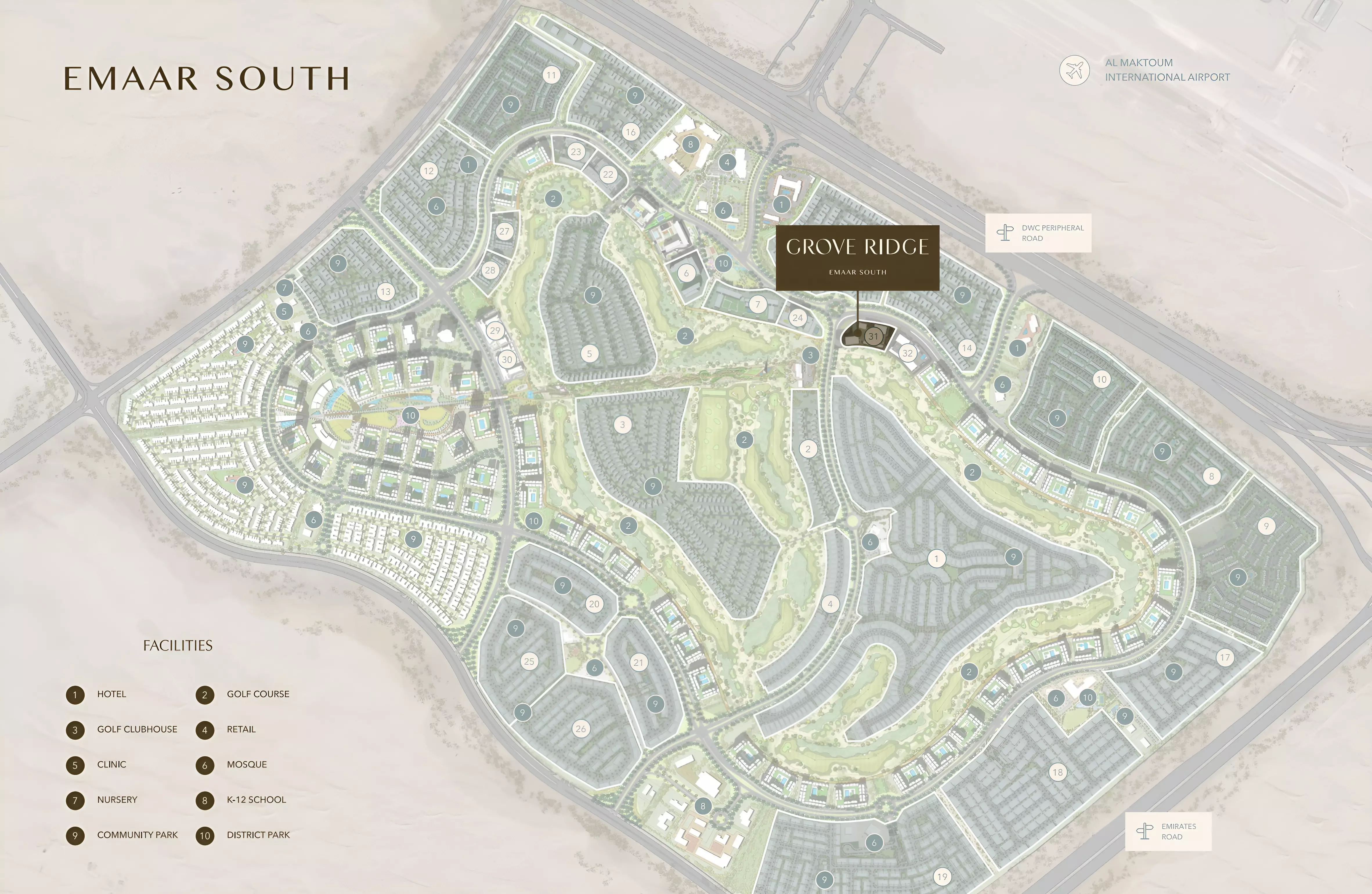 Grove Ridge – master plan