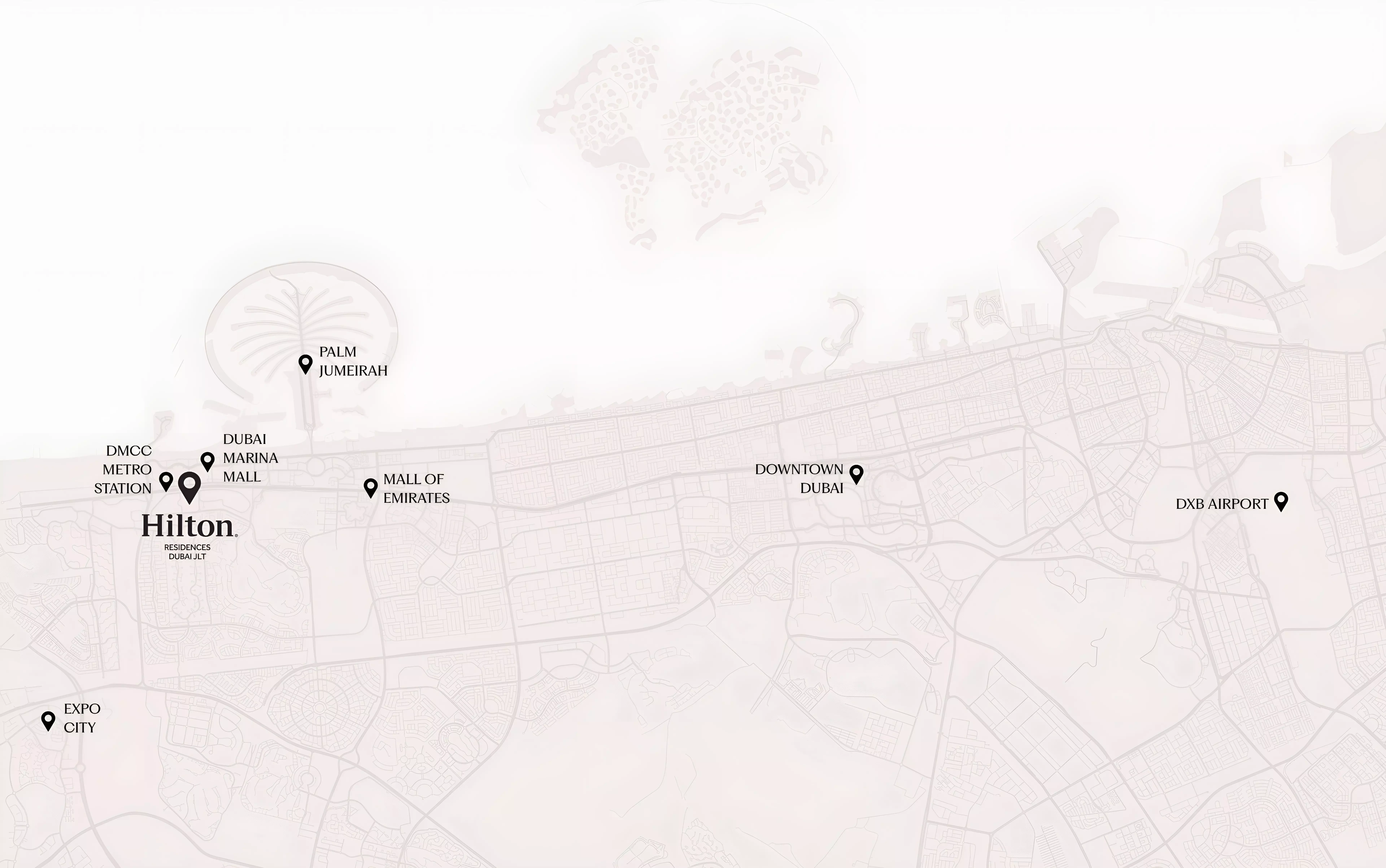 Hilton Residences JLT – master plan
