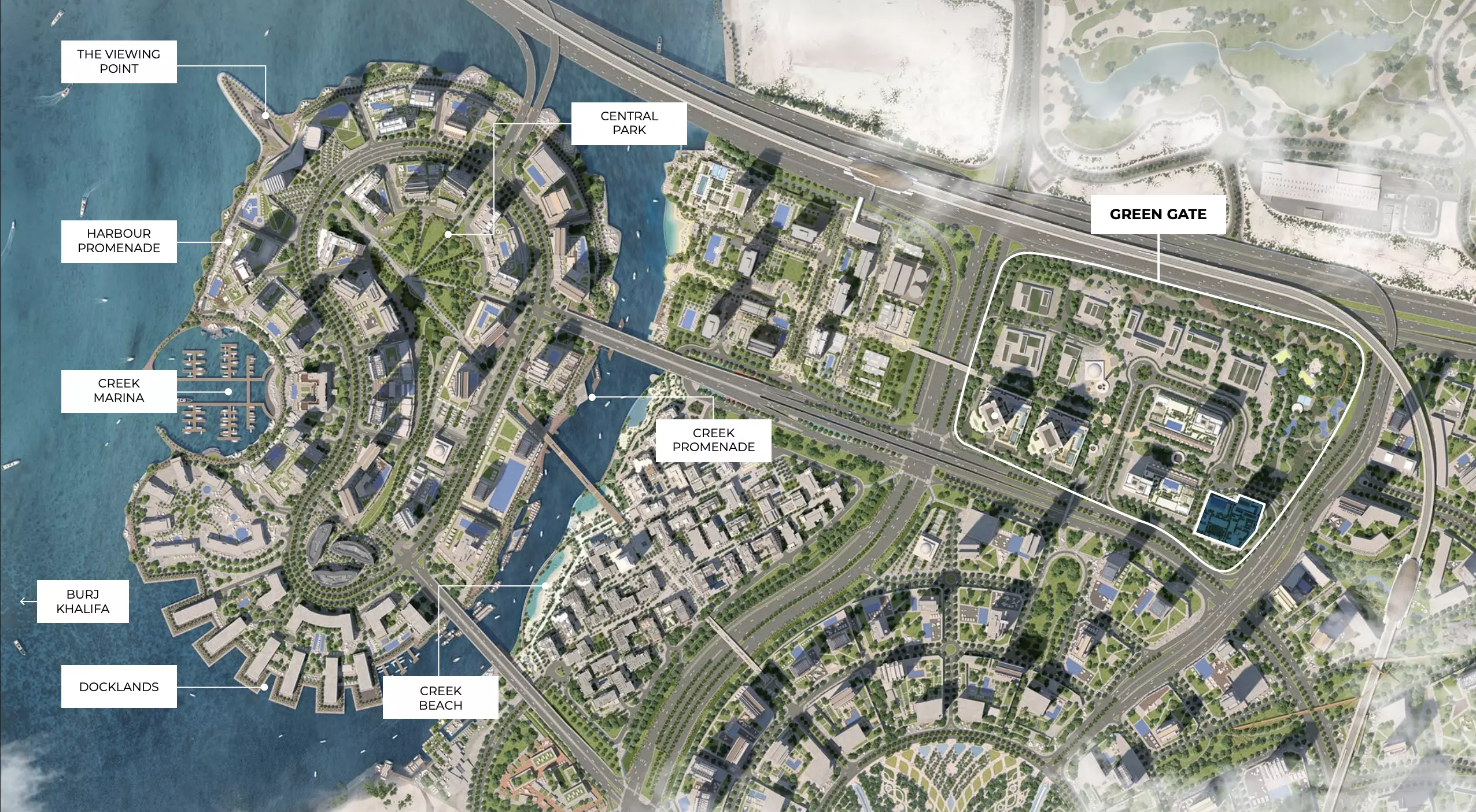 Montiva at Emaar Green Gate – master plan