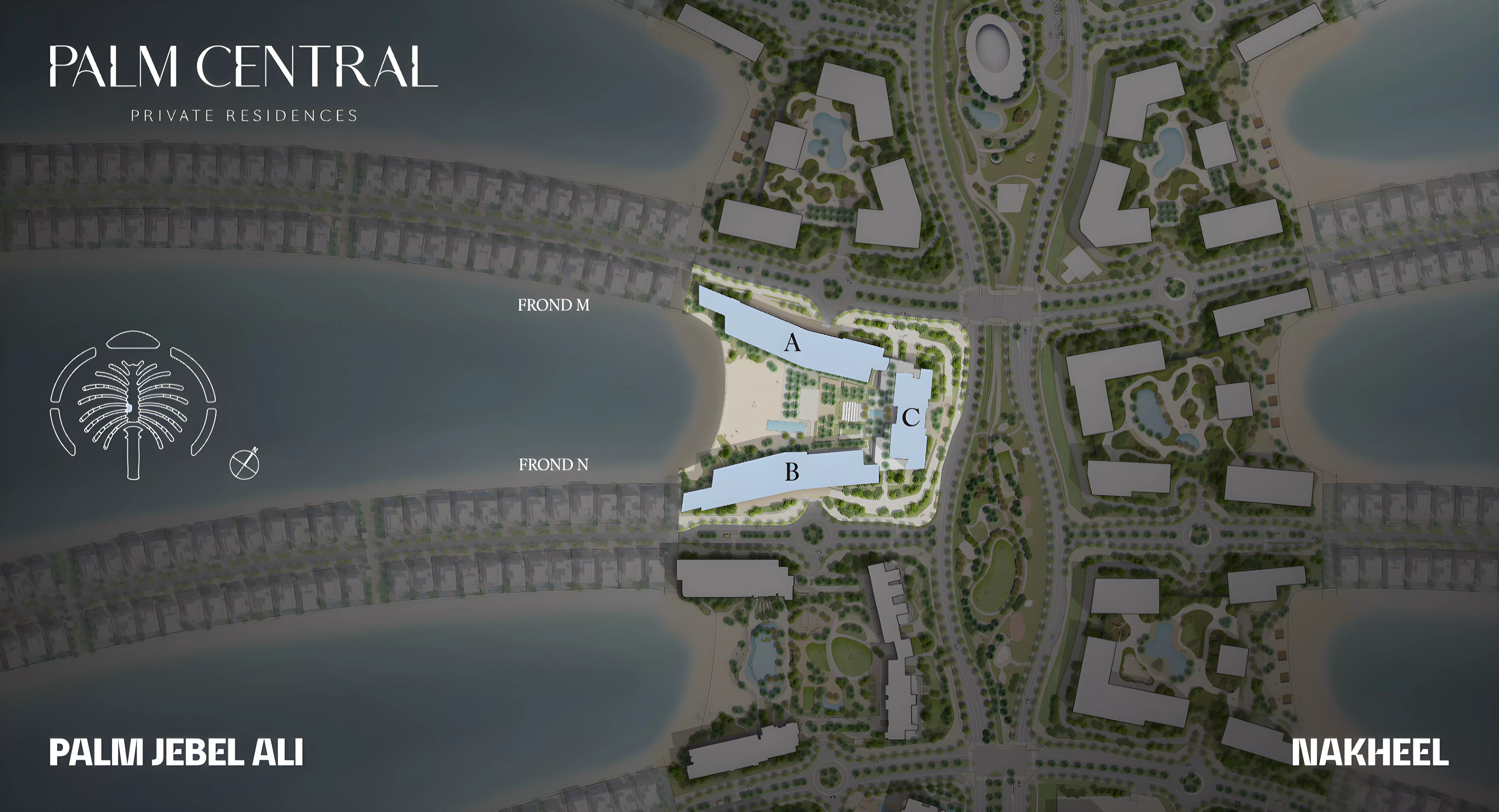 Palm Central Private Residences – master plan