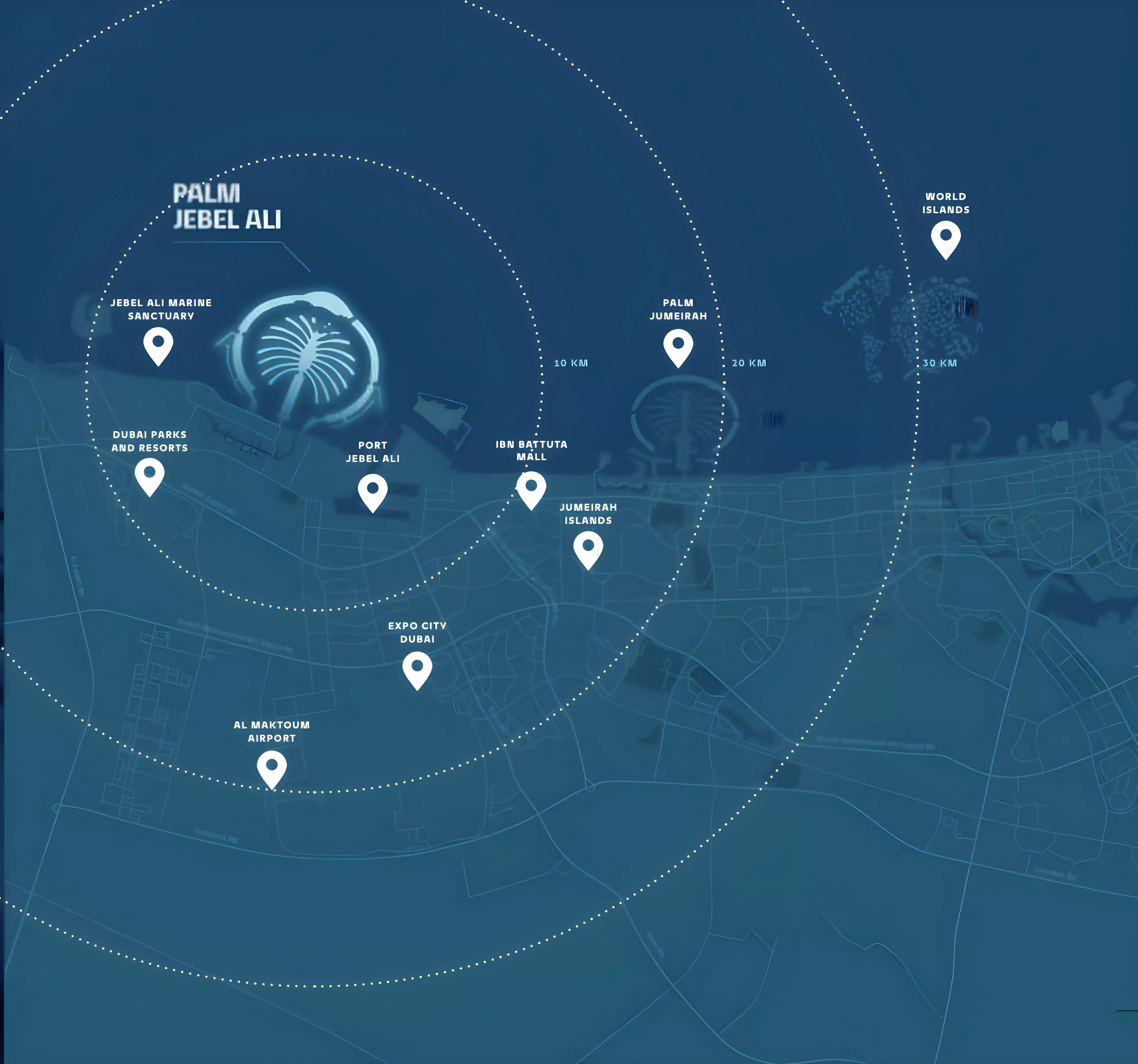 Palm Jebel Ali - The Beach And Coral Collection Frond B – master plan