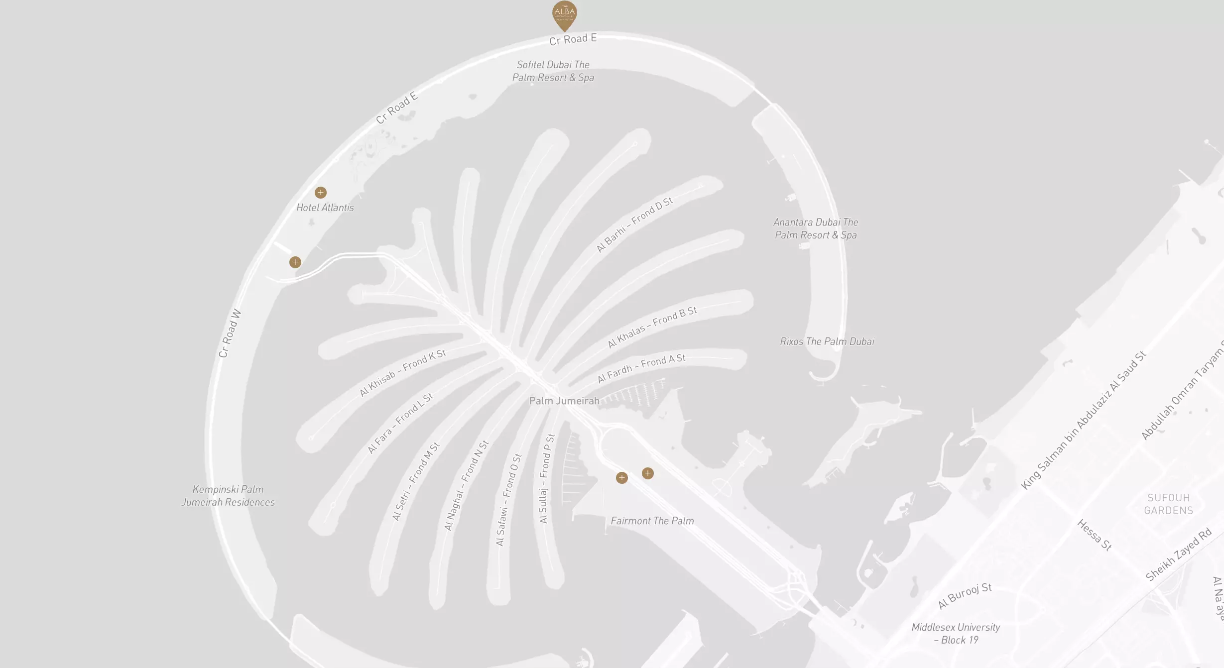 The Alba Residences Dorchester Collection – master plan