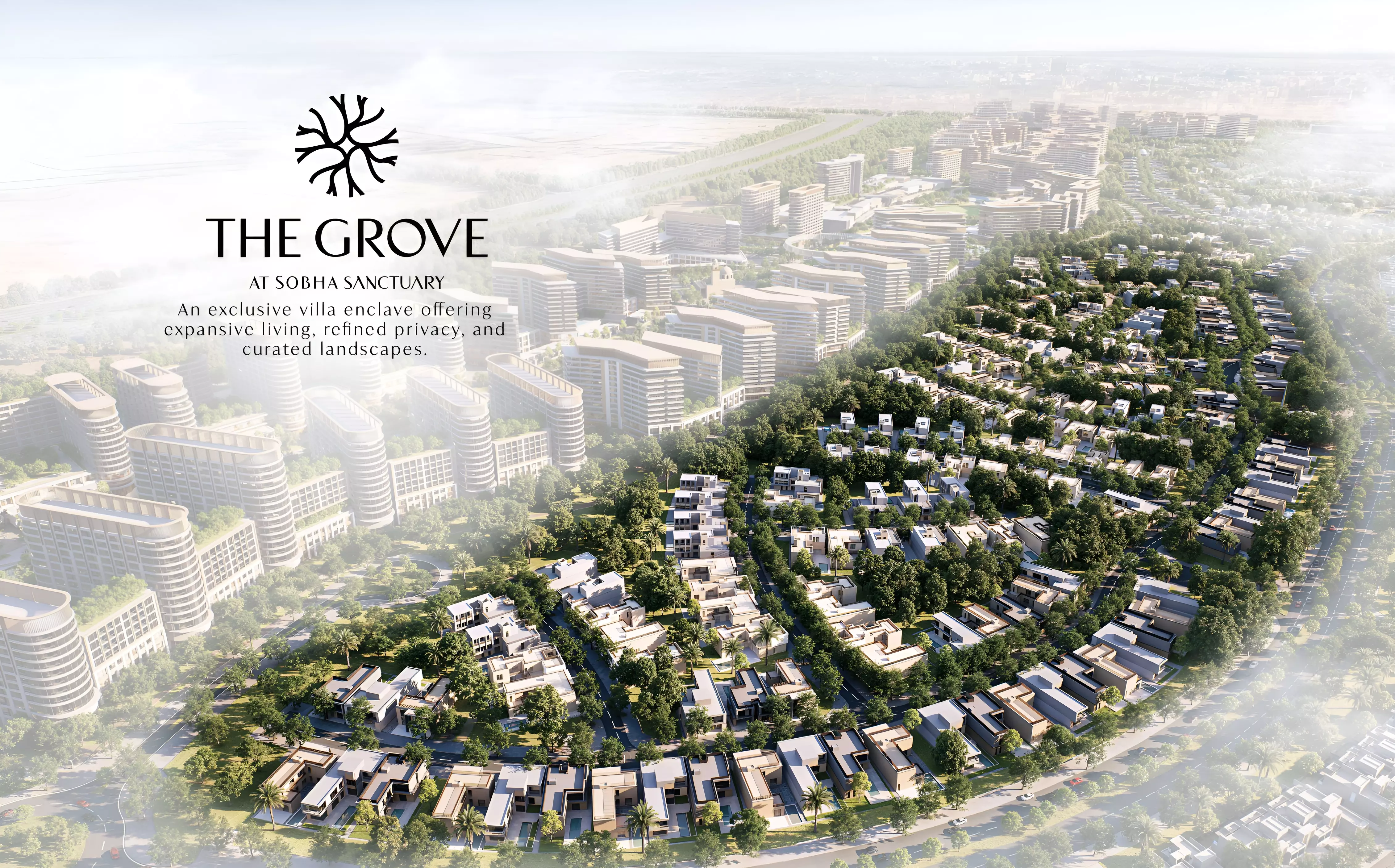 The Grove at Sobha Sanctuary – master plan