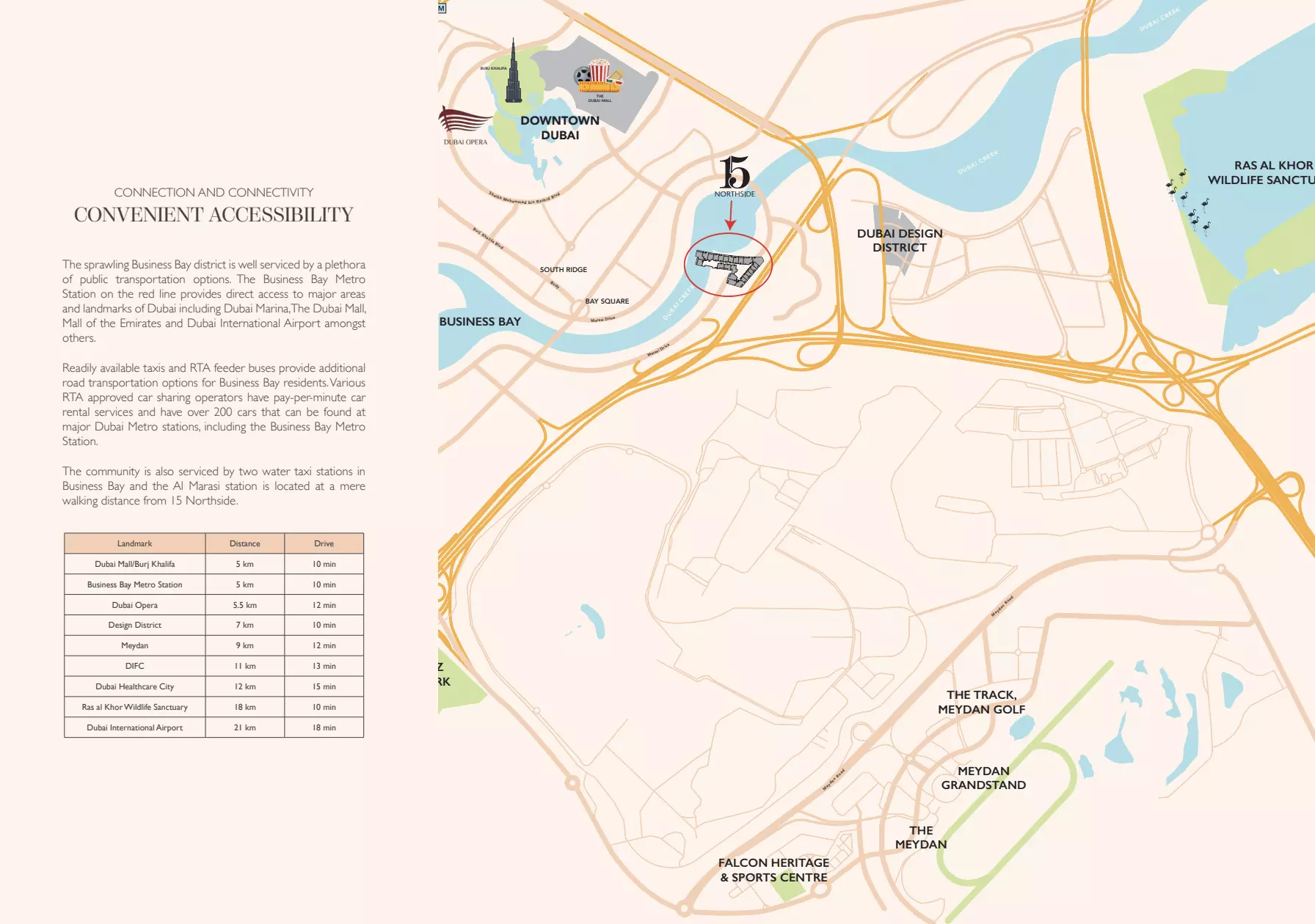 15 Northside – master plan