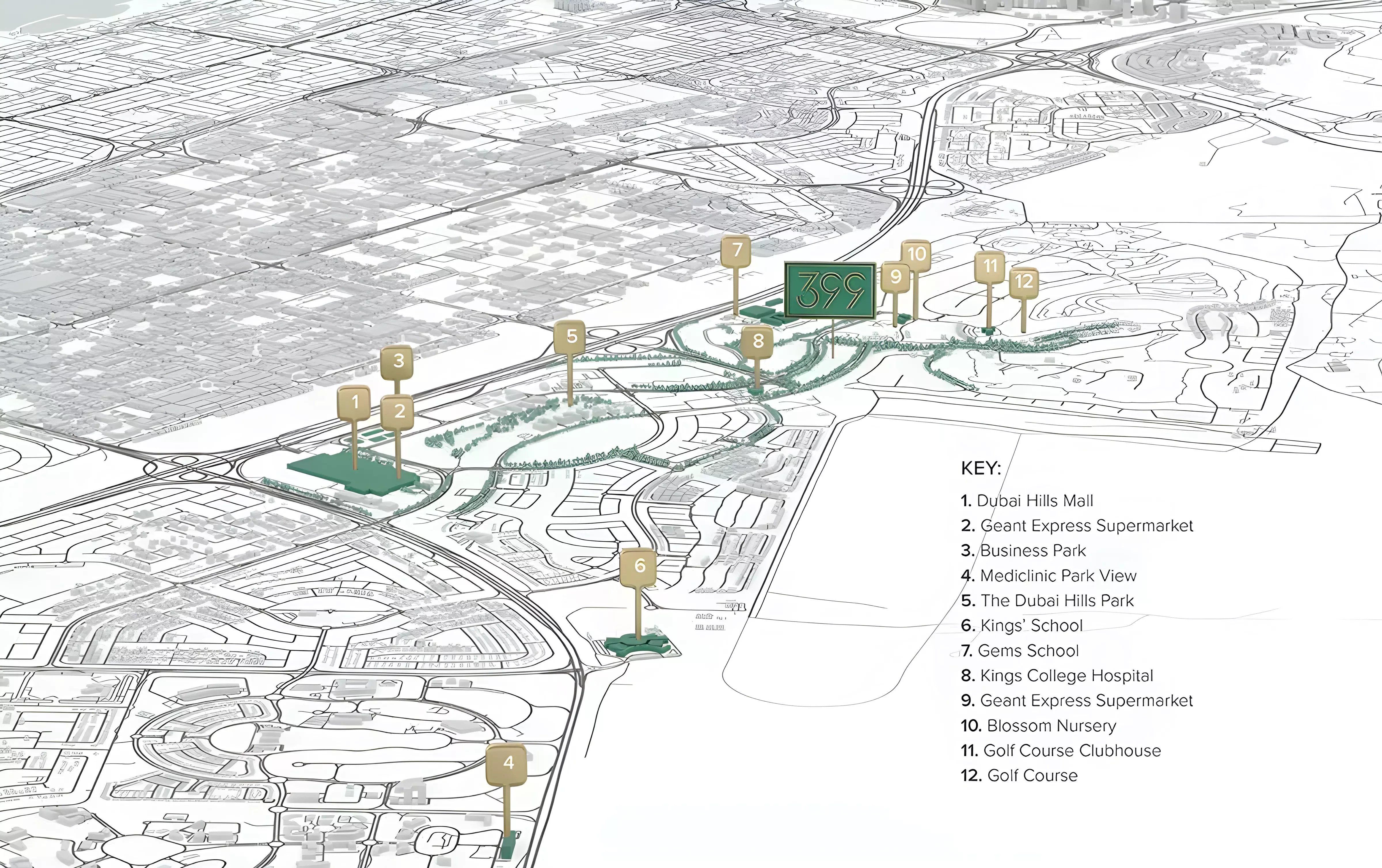 399 Hills Park B – master plan