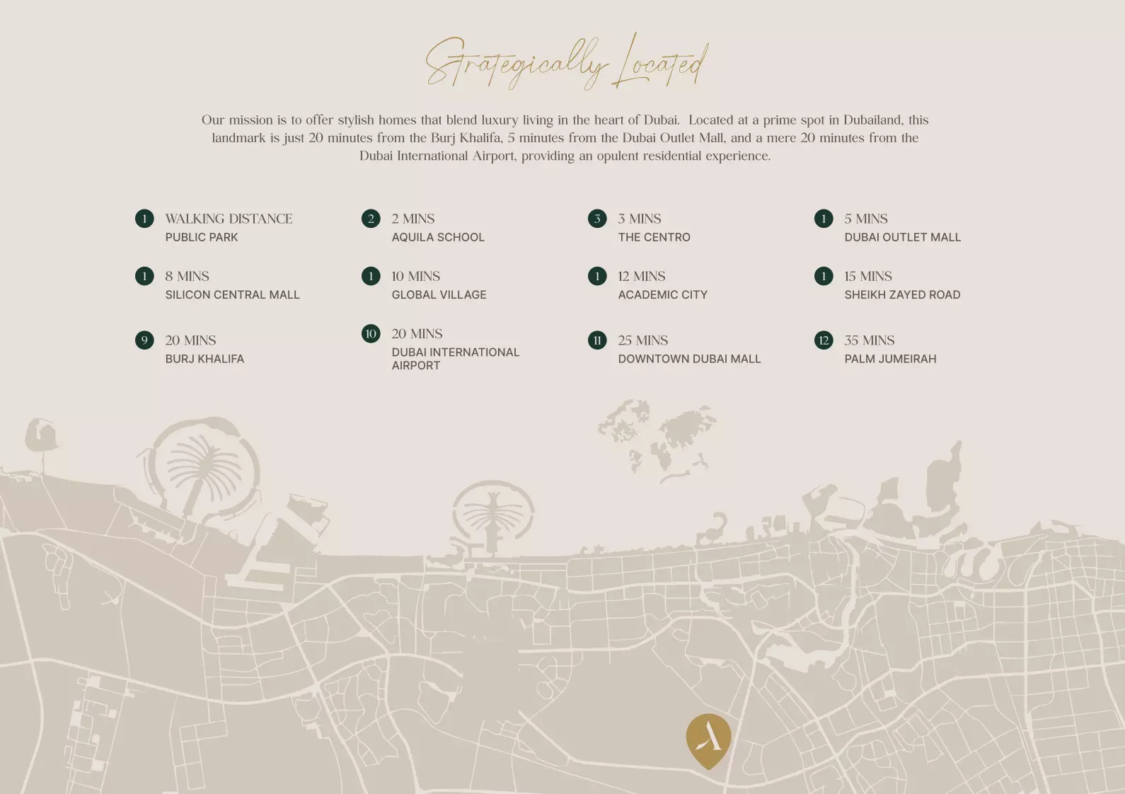 Aark Terraces – master plan
