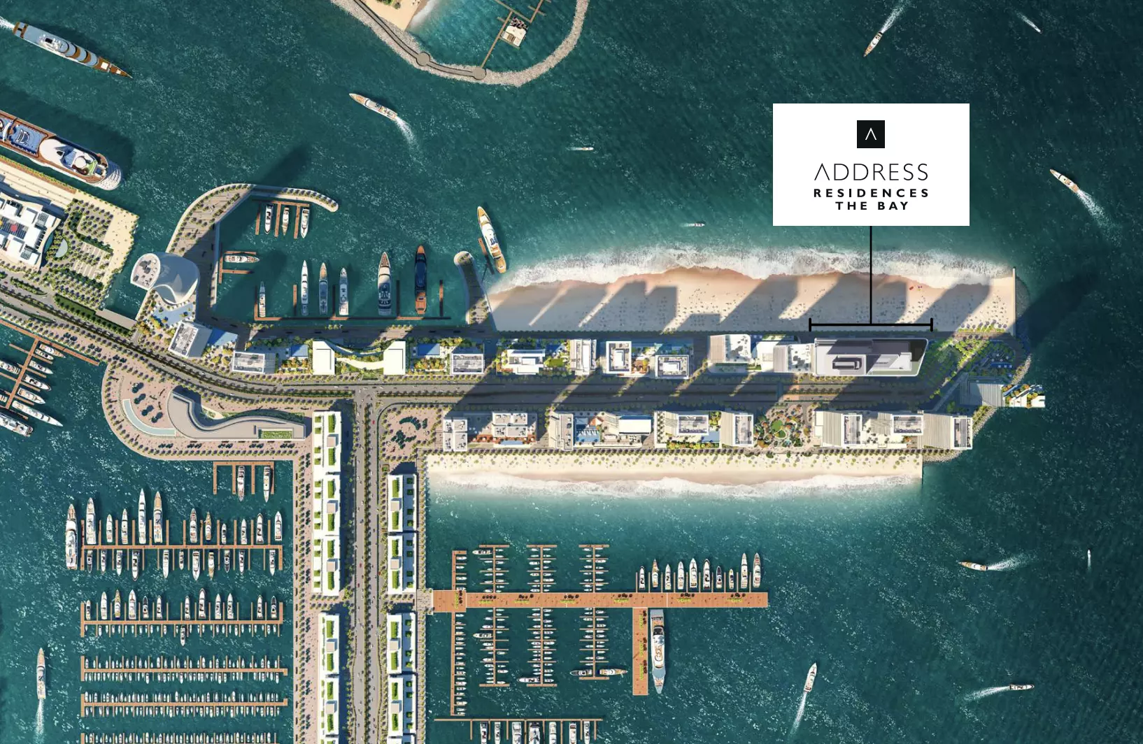Address Residences The Bay – master plan