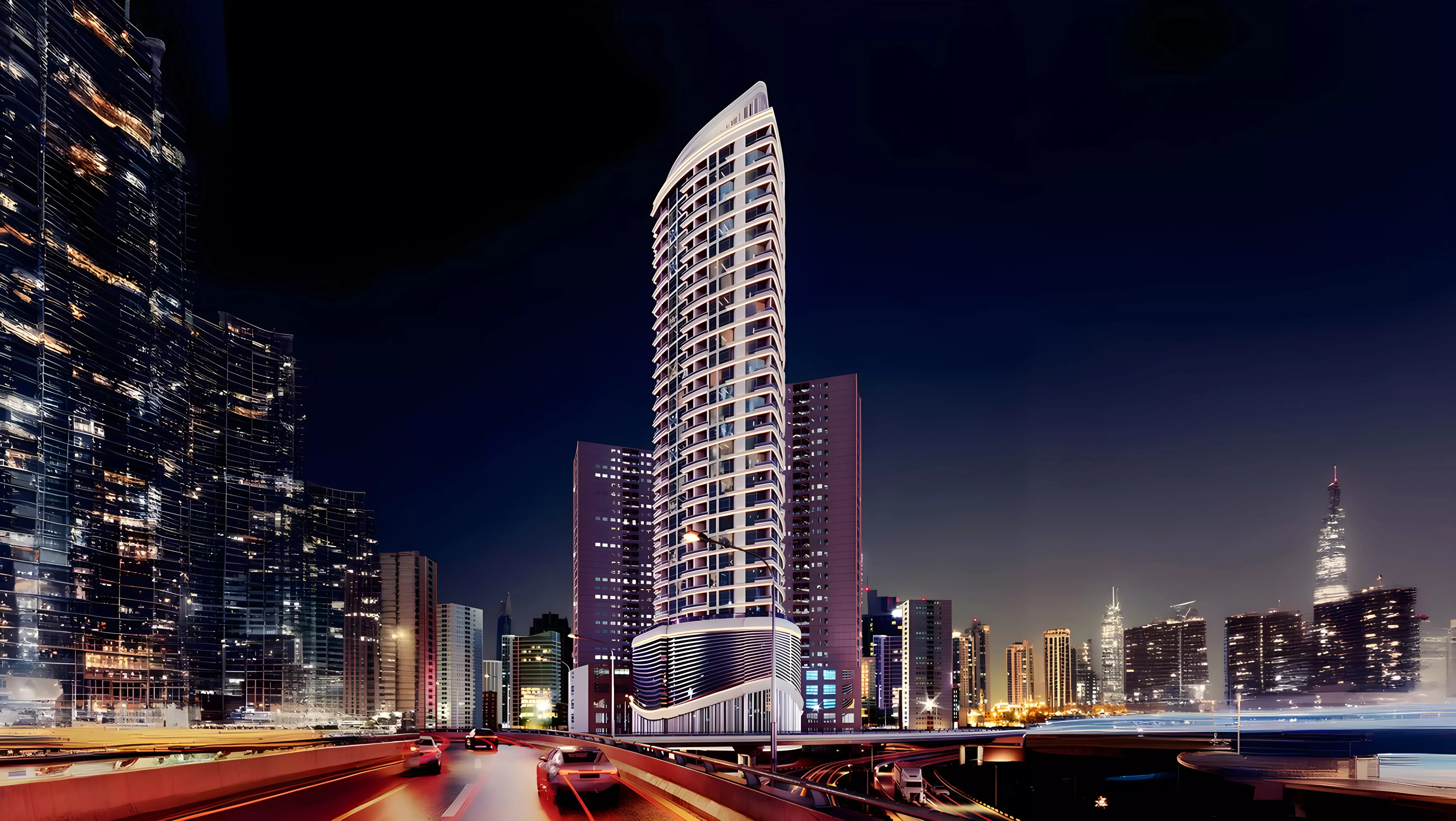 Ajman Pearl Tower – main view