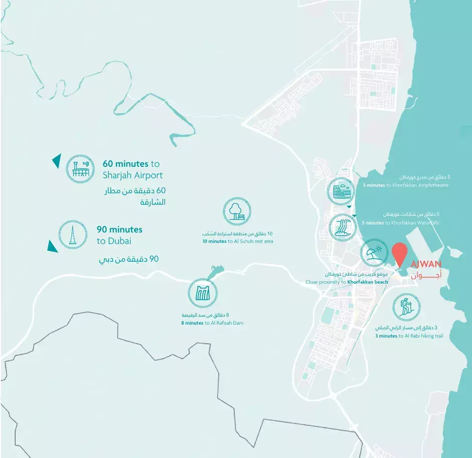 Ajwan Residences – master plan