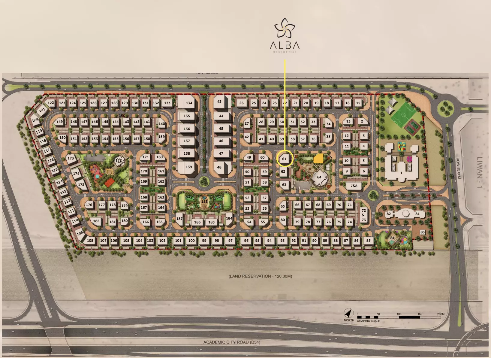 Alba Residences – master plan