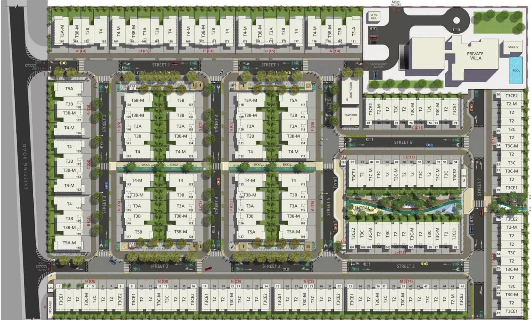 Aldhay at Bloom Gardens – master plan
