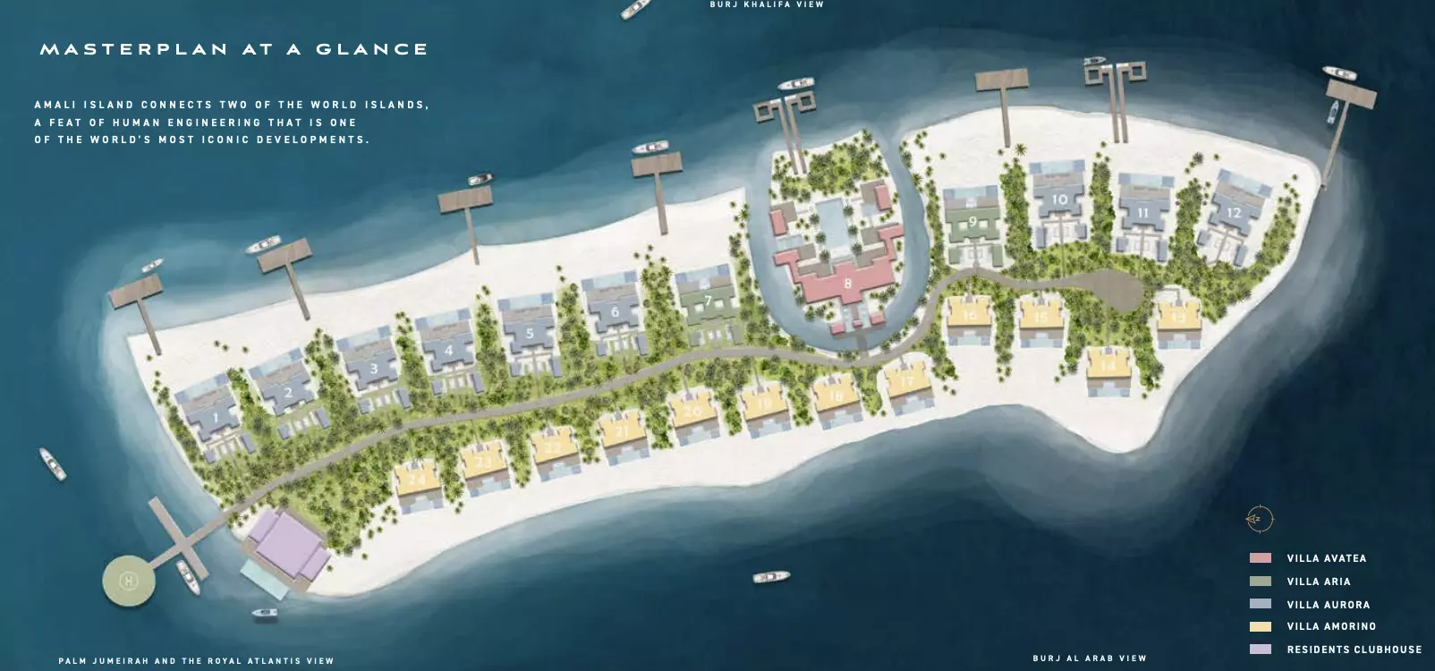 Amali Island – master plan