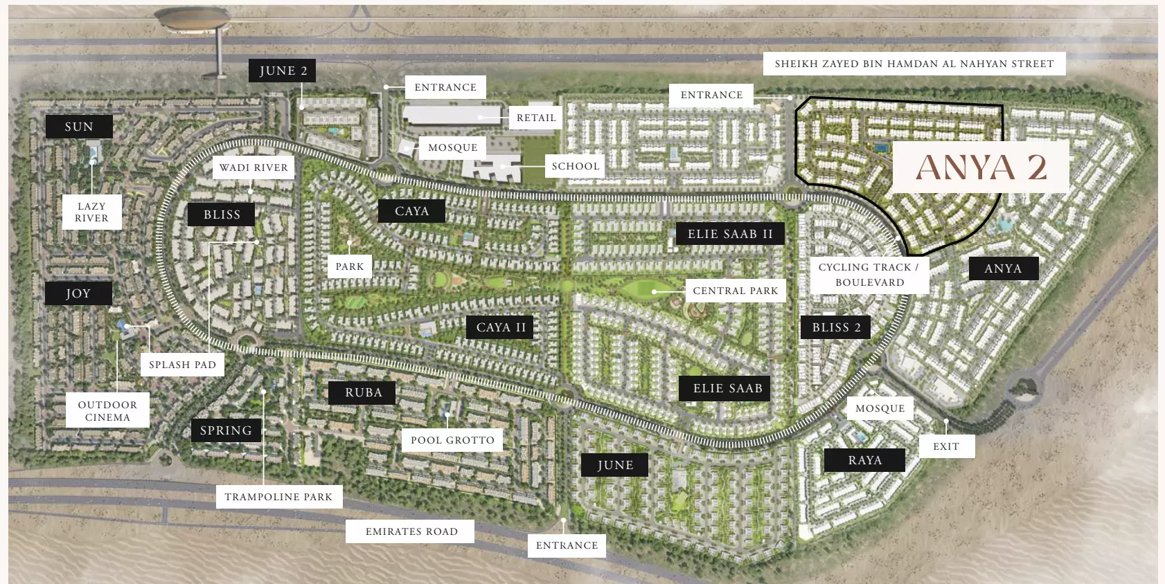 Anya Phase 2 By Emaar – master plan