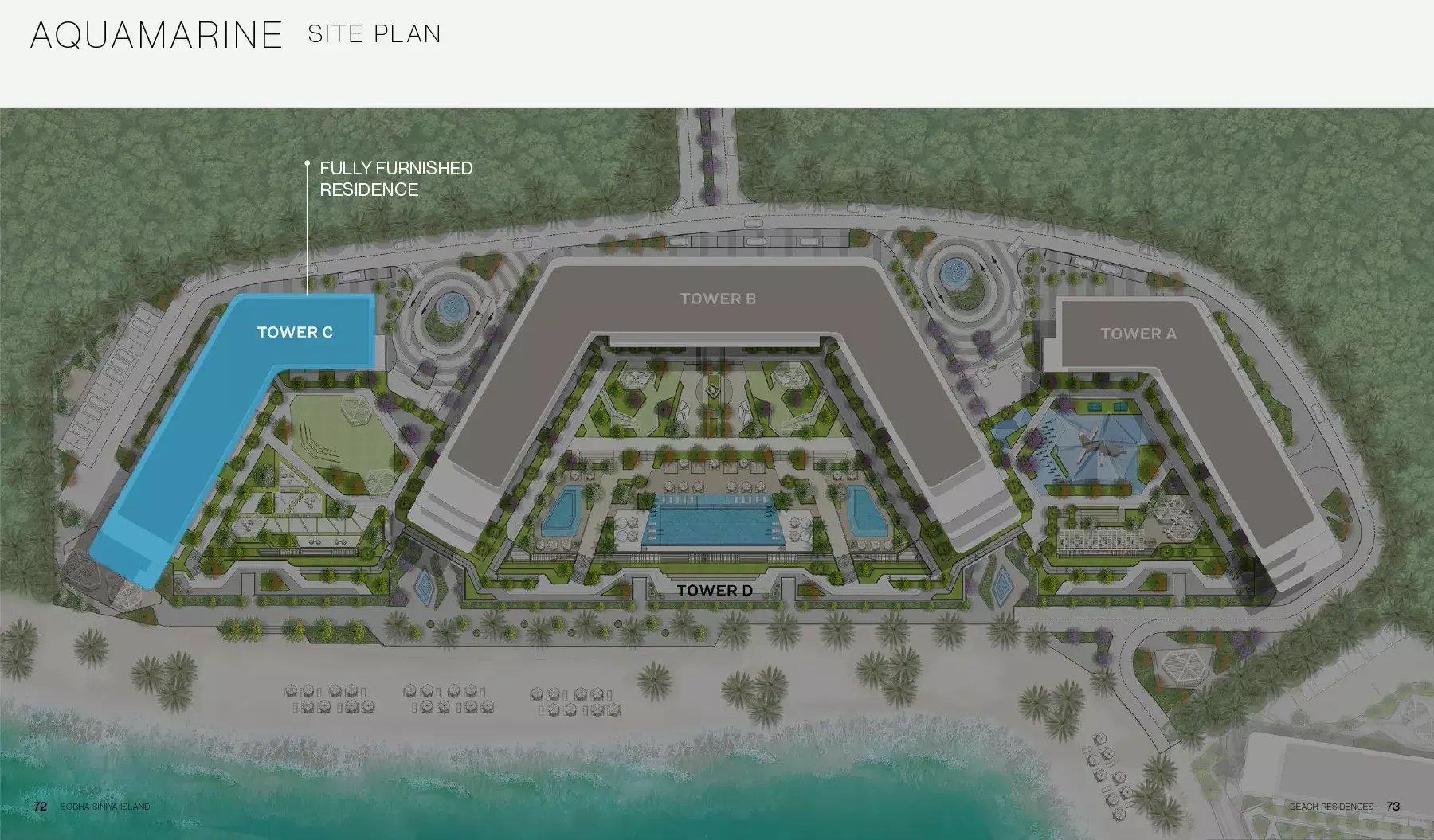 Aquamarine Beach Residences – master plan