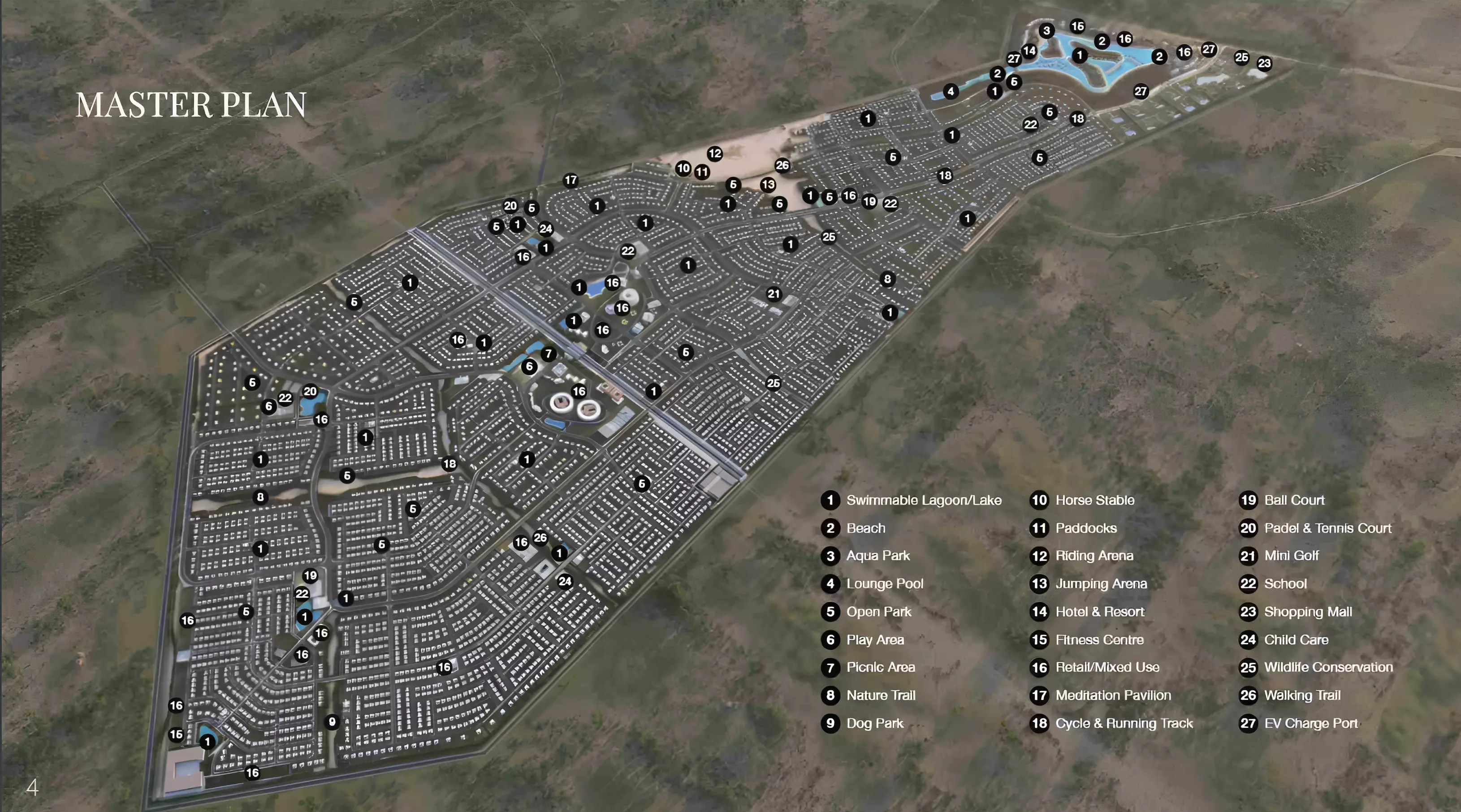Arabian Hills Estate – master plan