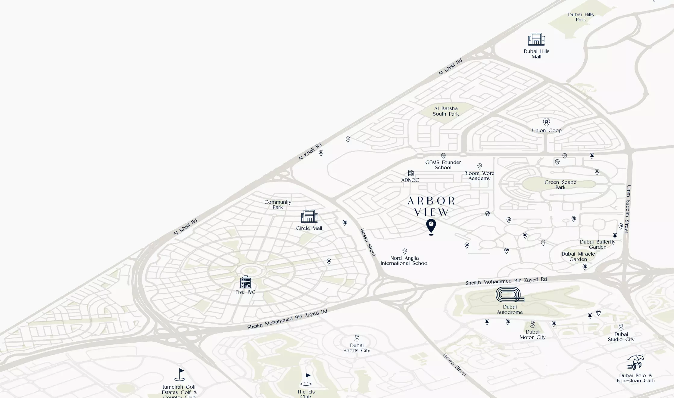 Arbor View – master plan