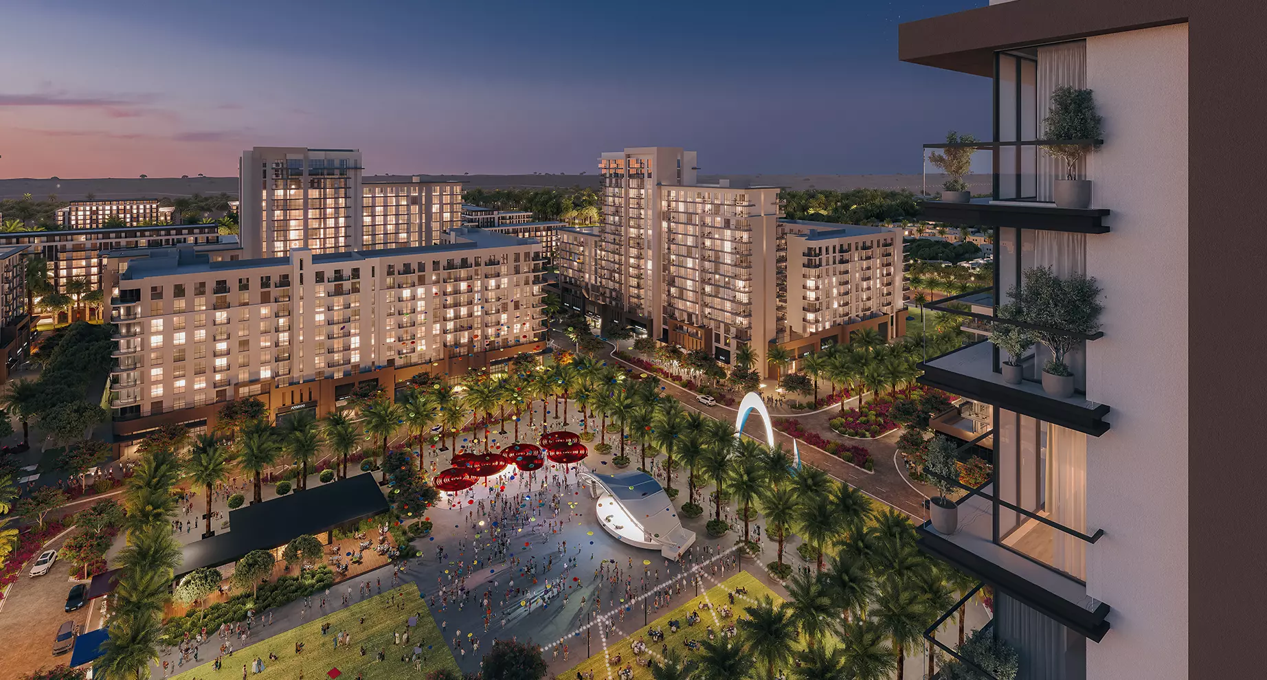 Aria at Town Square Park – main view