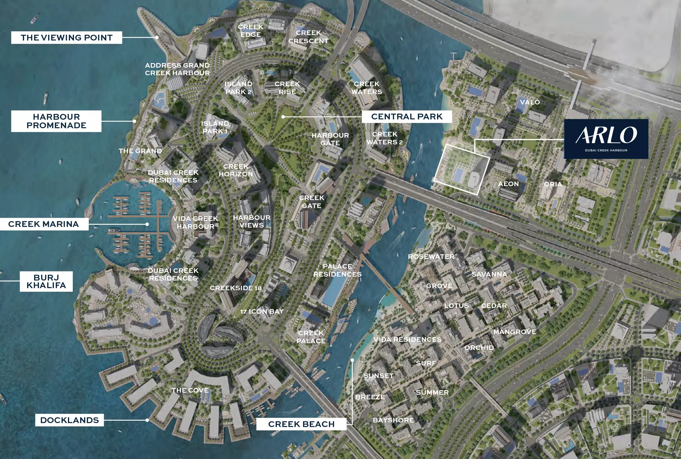 Arlo – master plan