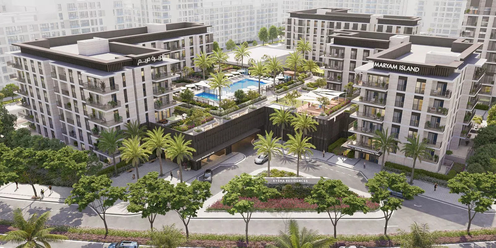 Aysha Residences By Eagle Hills – main view