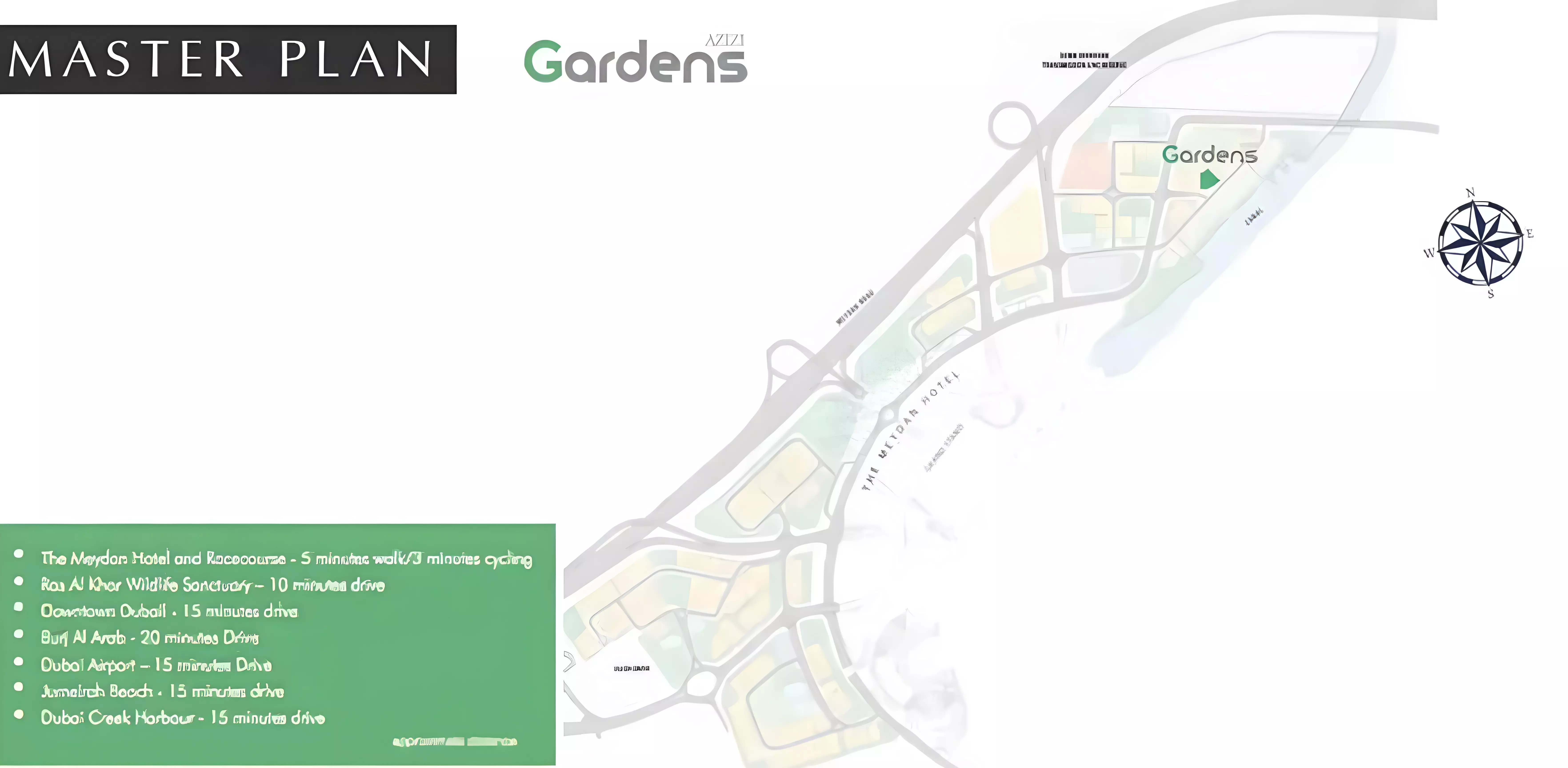 Azizi Gardens – master plan