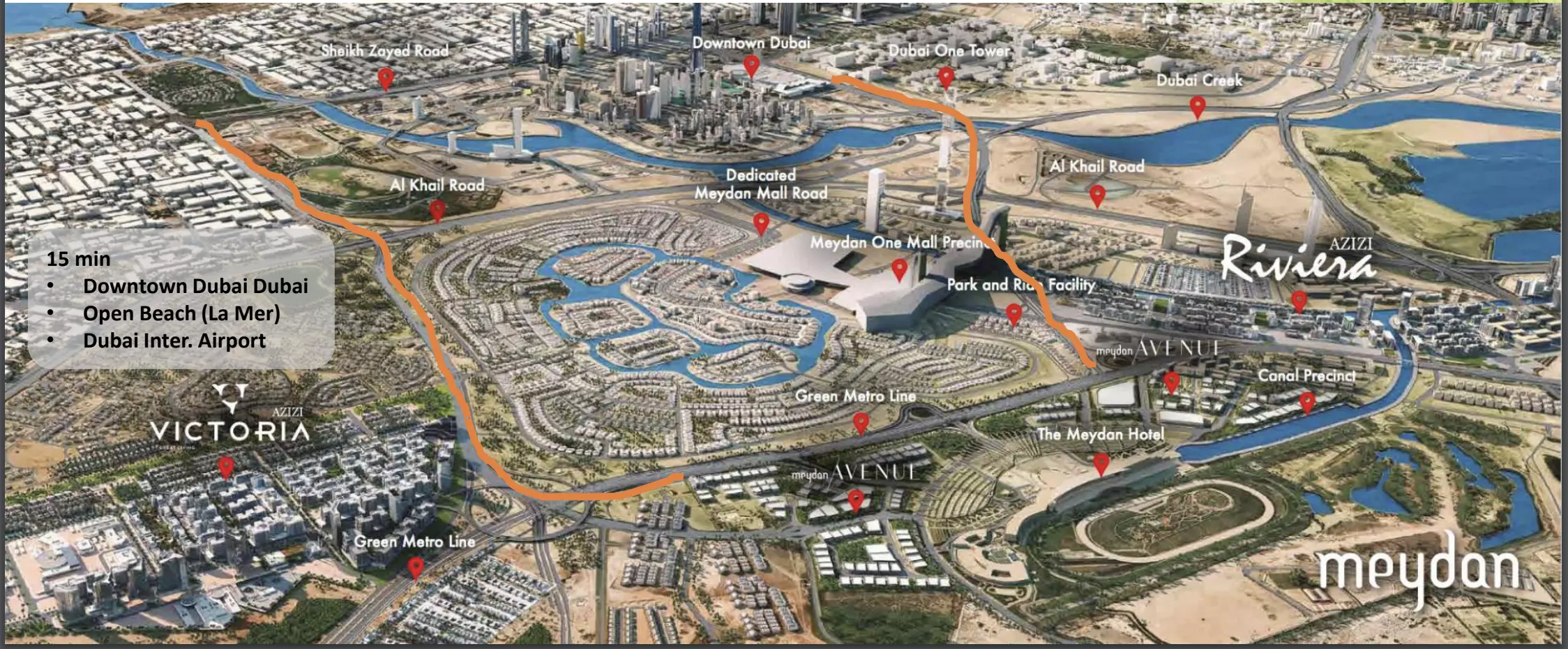 Azizi Park Avenue – master plan