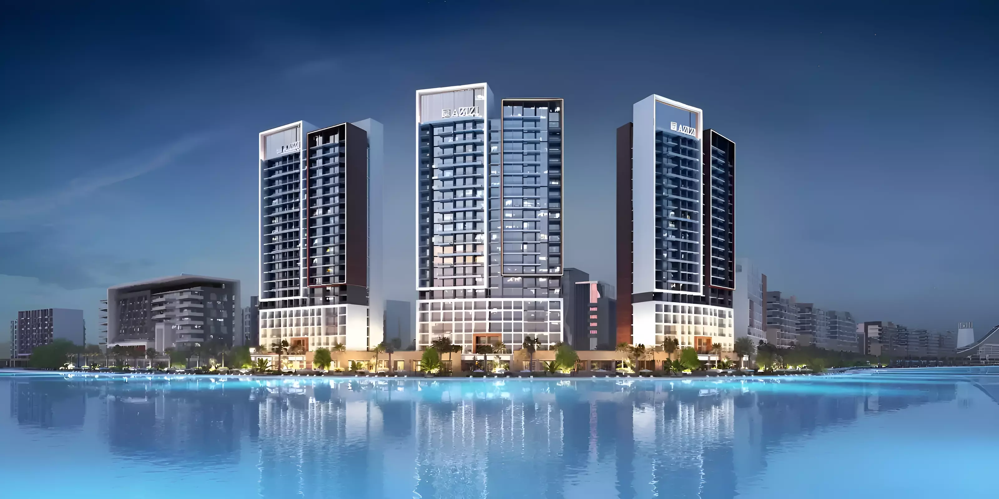 Azizi Riviera Beachfront – main view