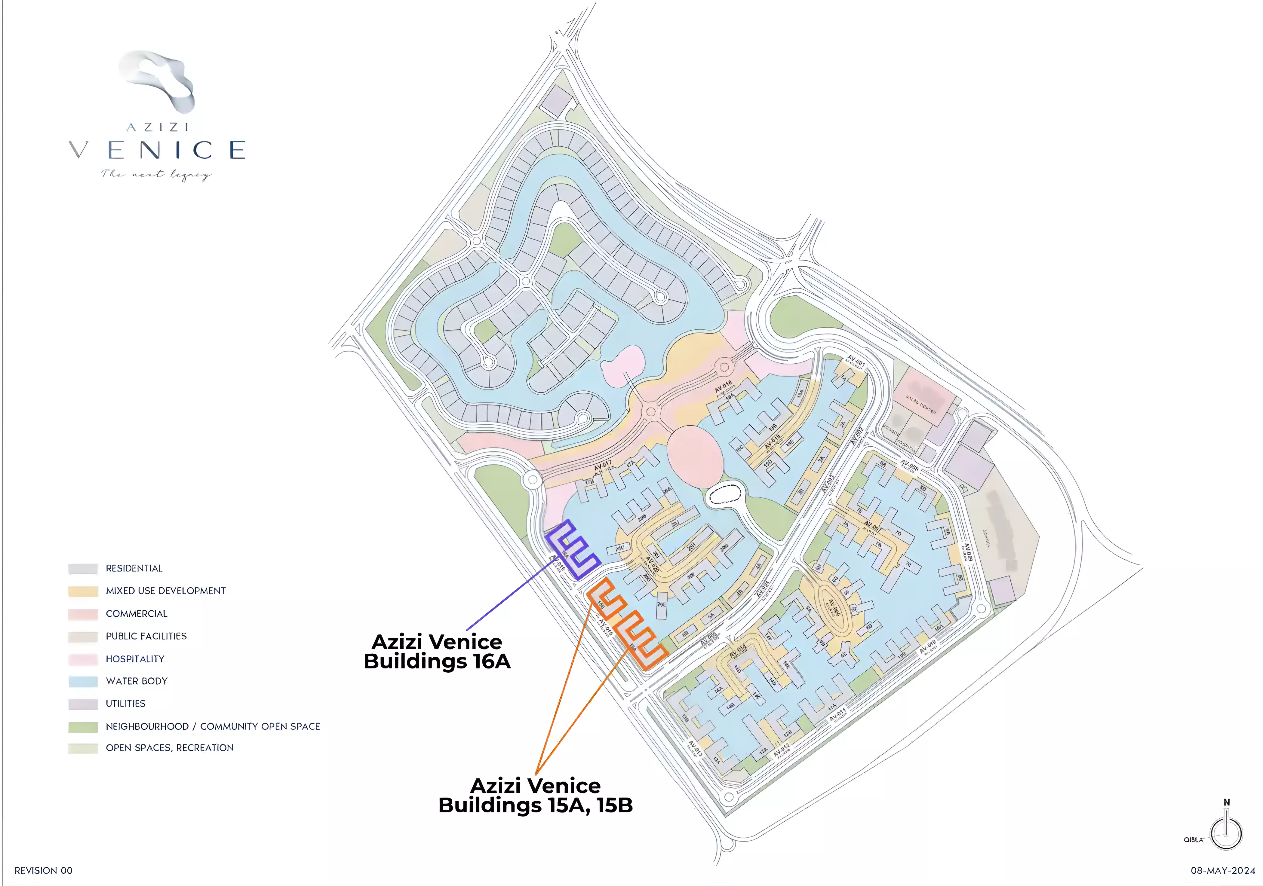 Azizi Venice 16 – master plan