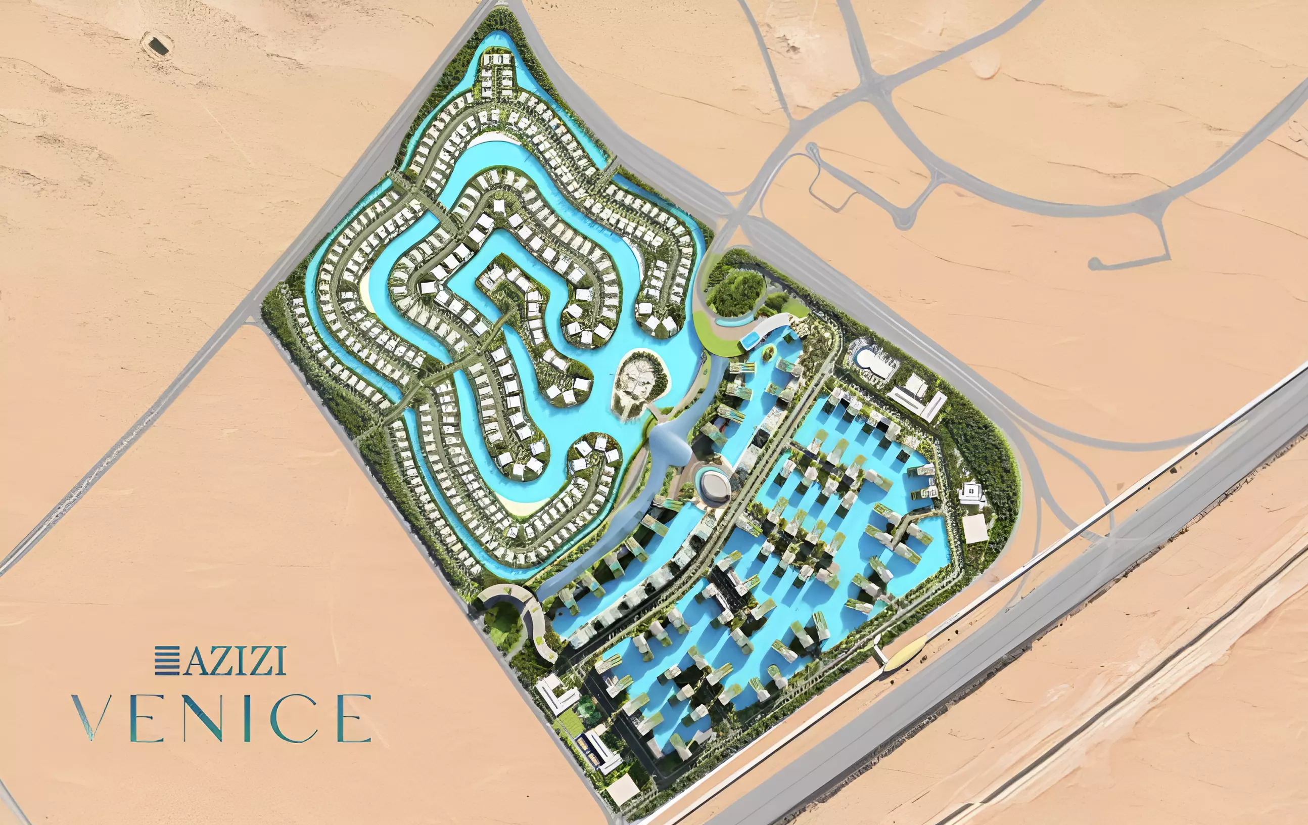 Azizi Venice – master plan