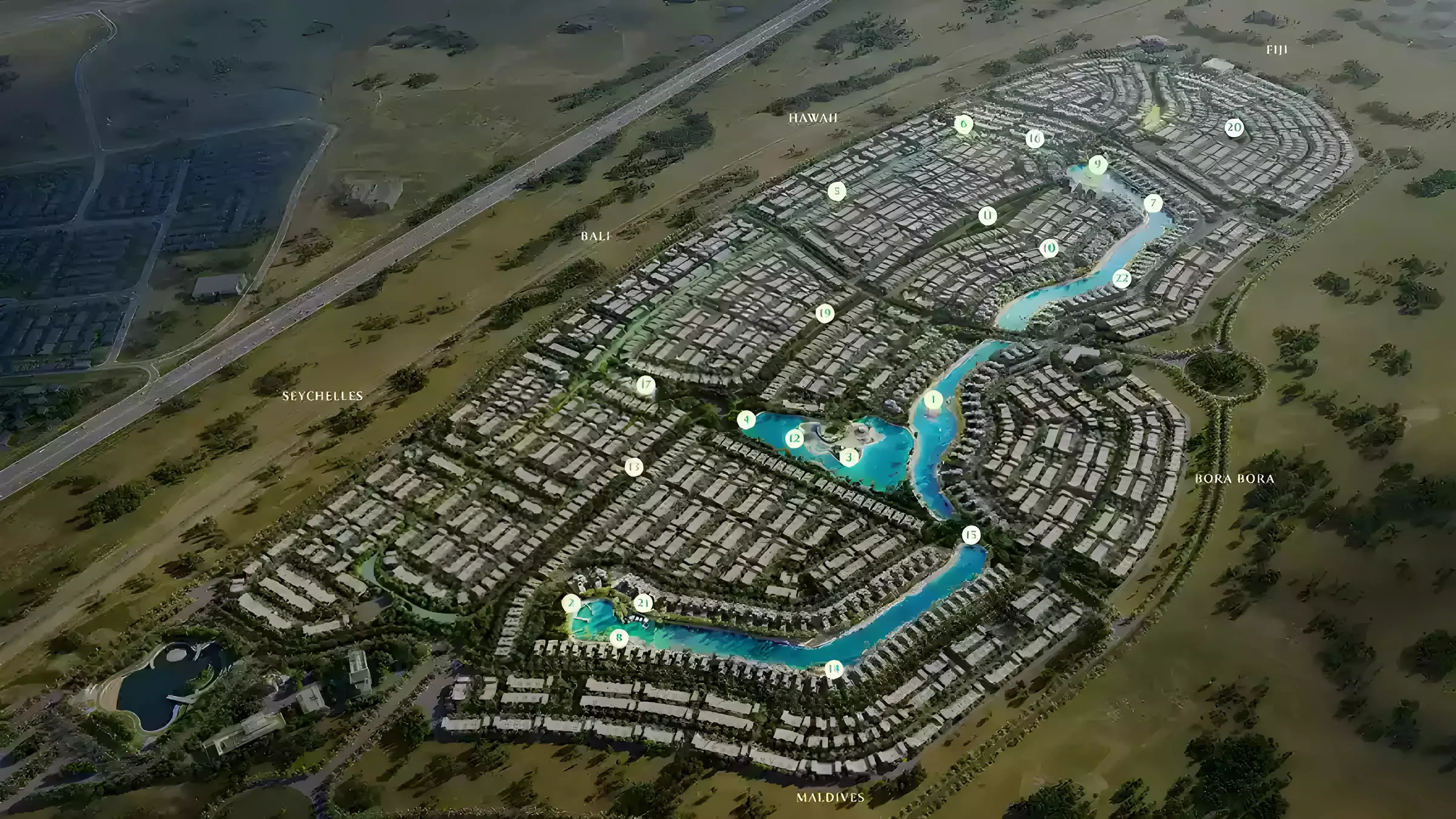 Bali Phase 3 at Damac Islands – master plan