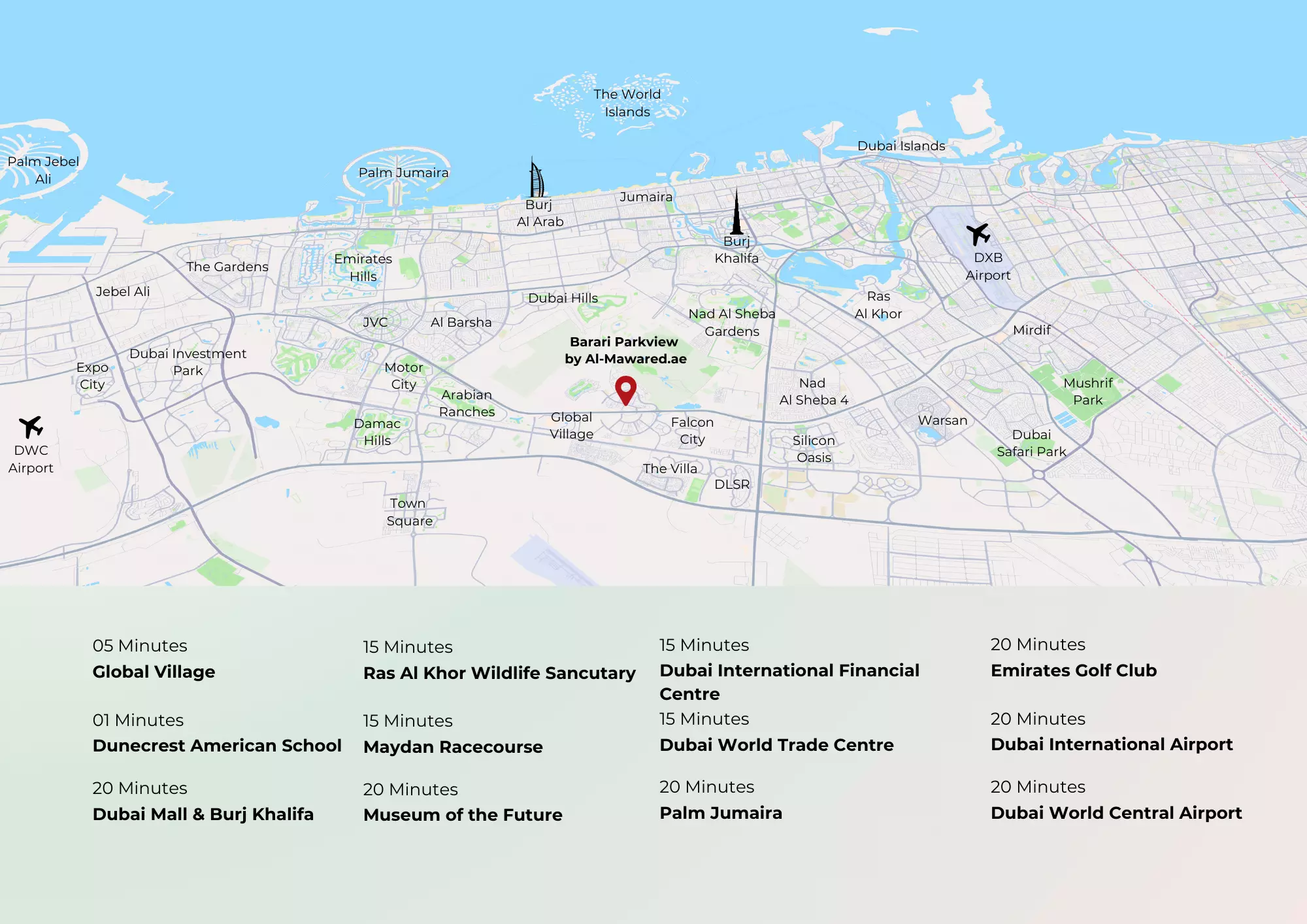 Barari Parkview By Al Mawared – master plan