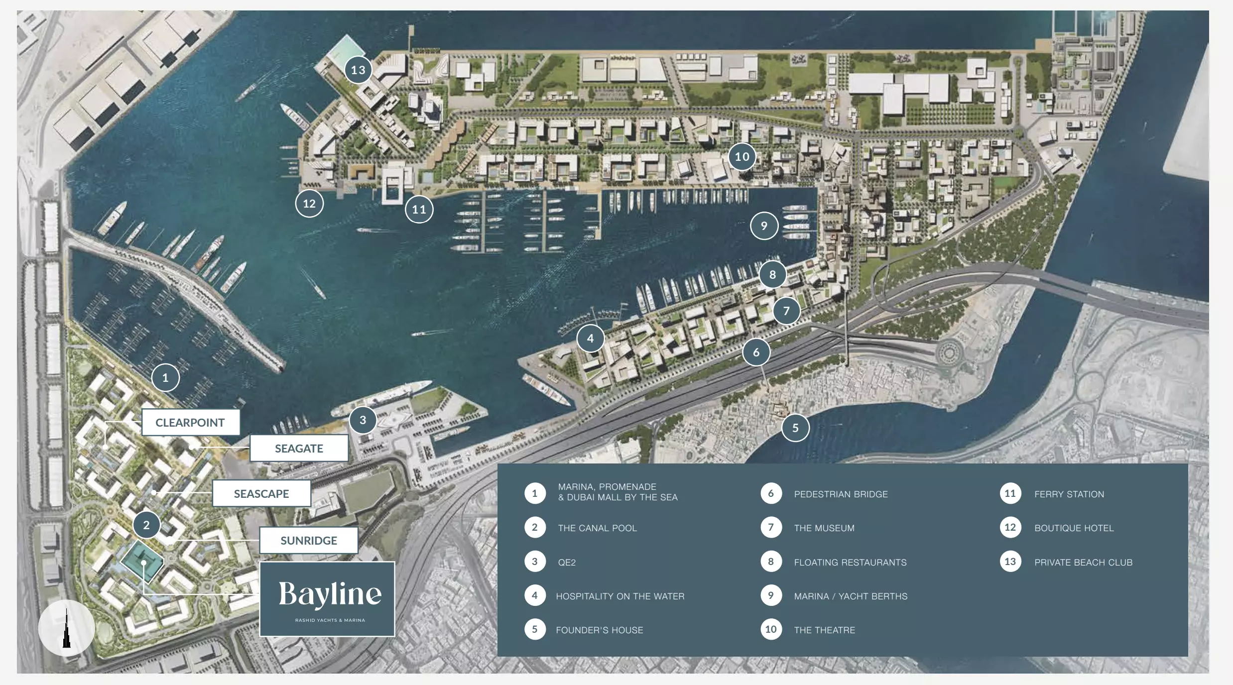 Bayline – master plan