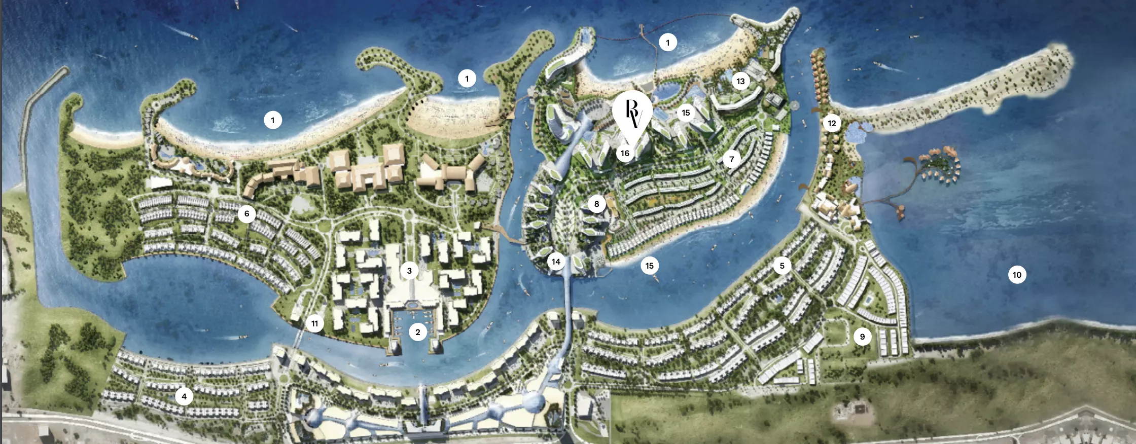 Bayviews By RAK – master plan