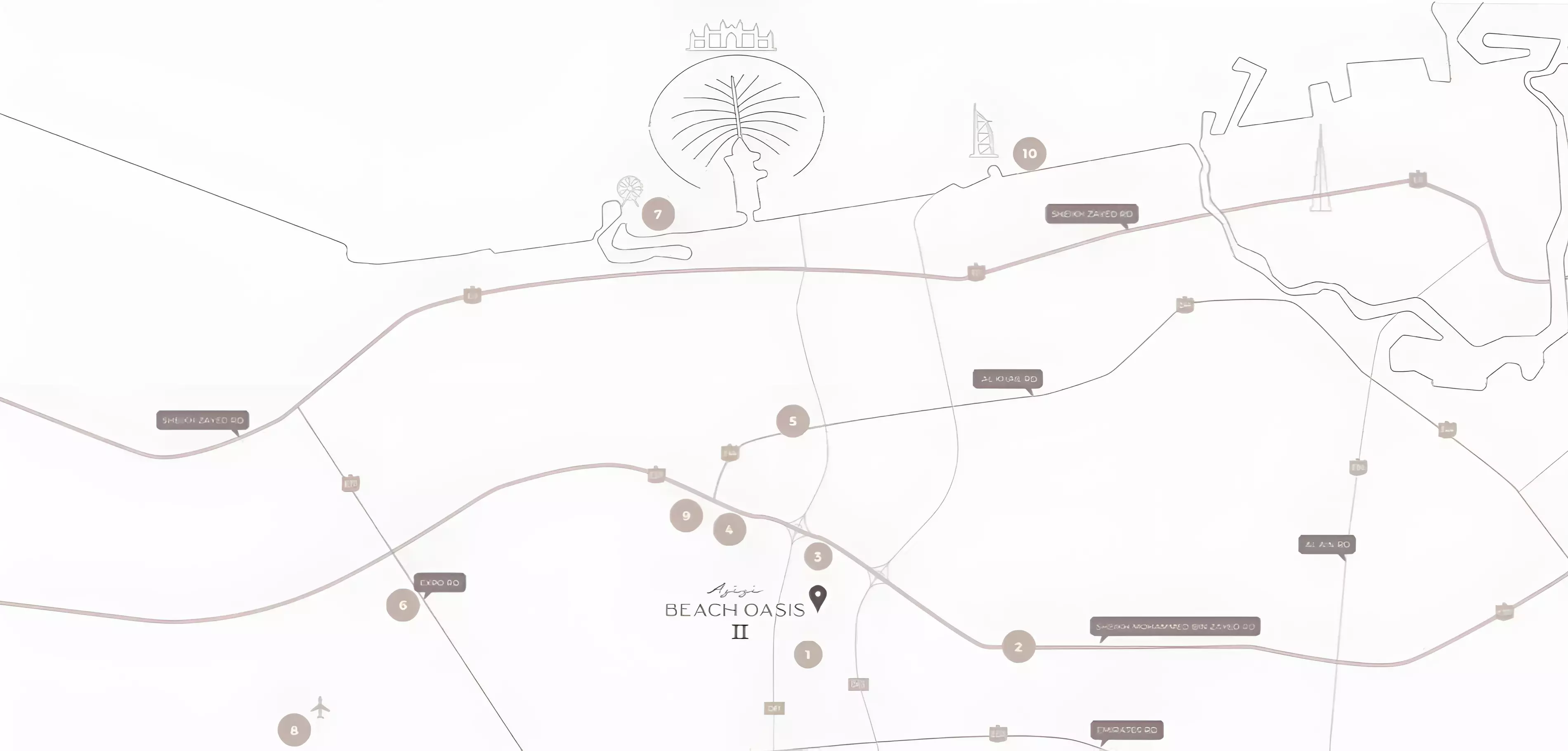 Beach Oasis Phase 2 By Azizi – master plan