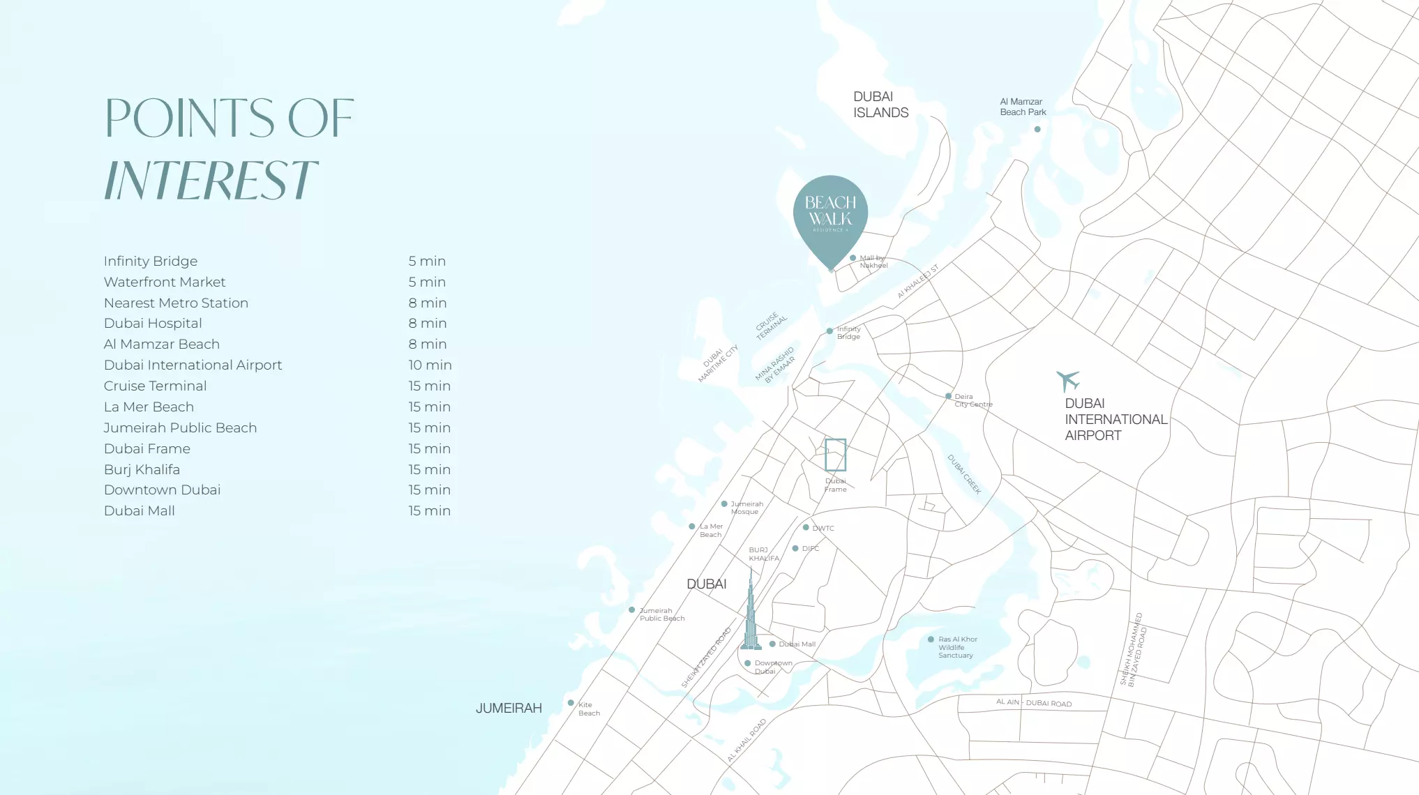 Beach Walk Residences 4 By Imtiaz – master plan