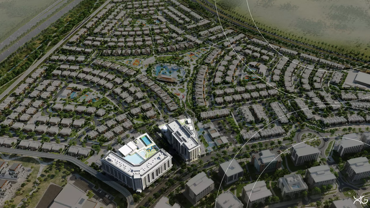 Beachfront Gates By Dubai South – master plan