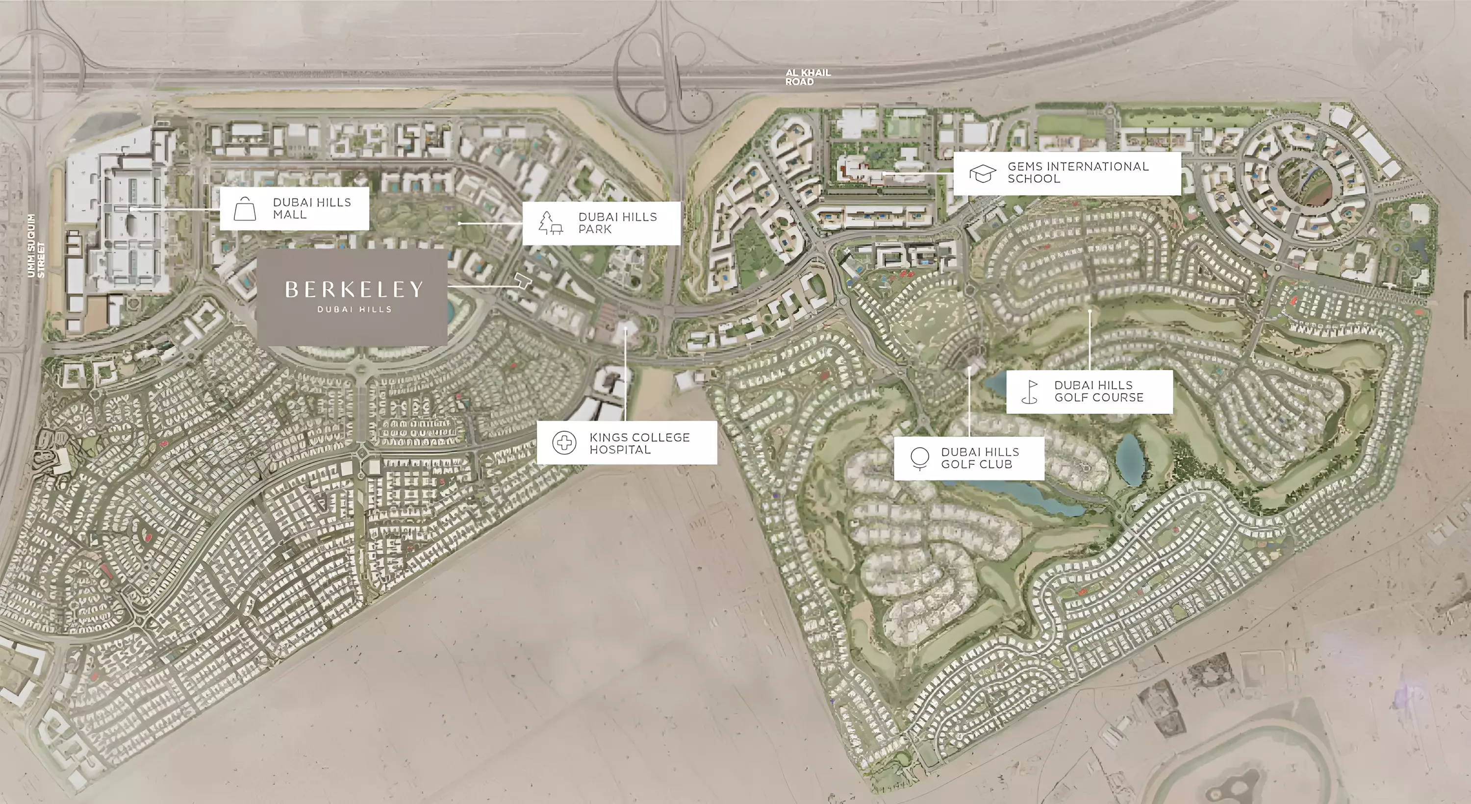 Berkeley at Dubai Hills Estate – master plan