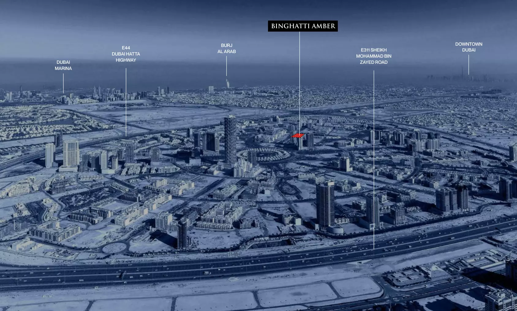 Binghatti Amber – master plan