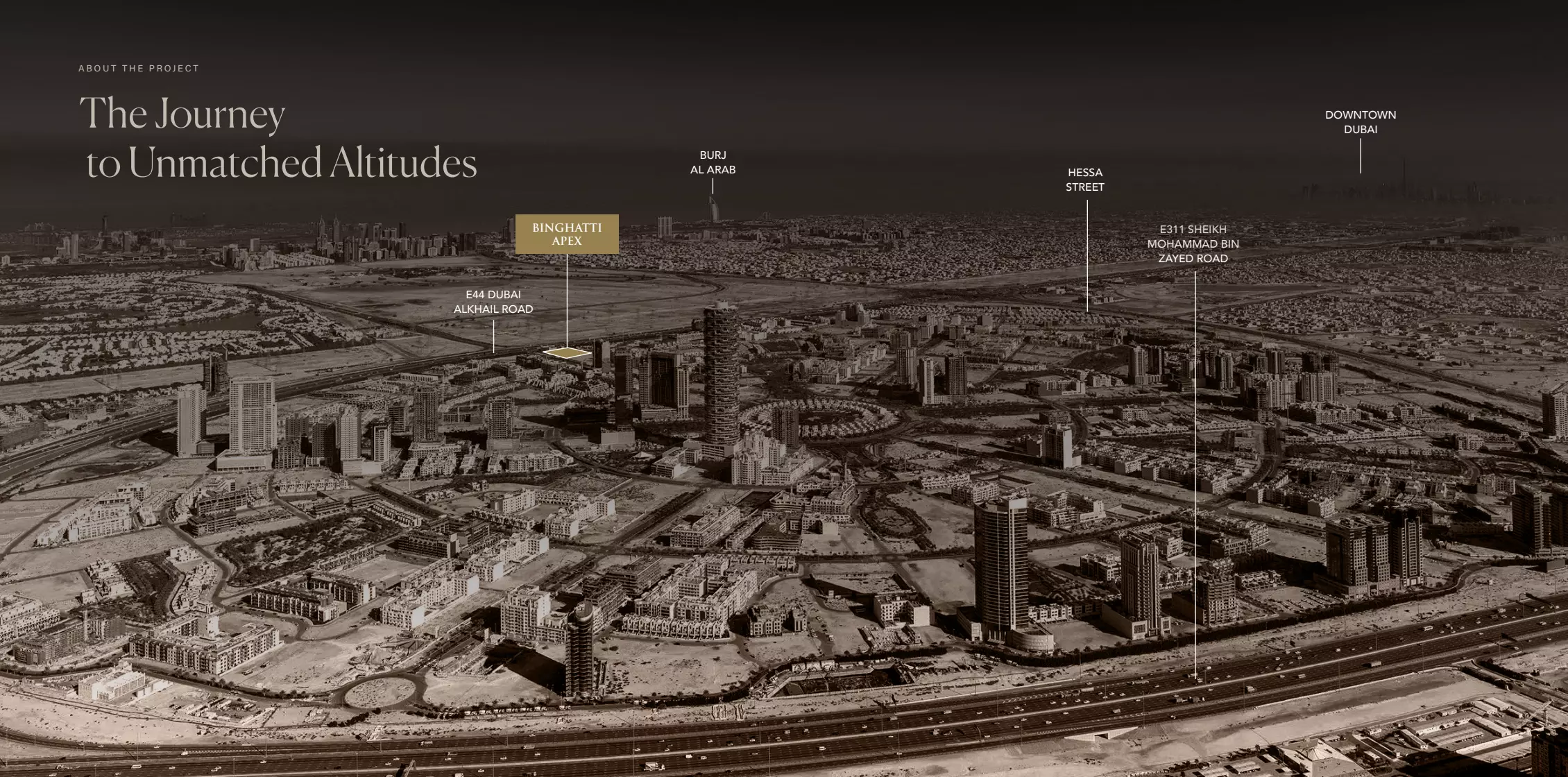 Binghatti Apex – master plan