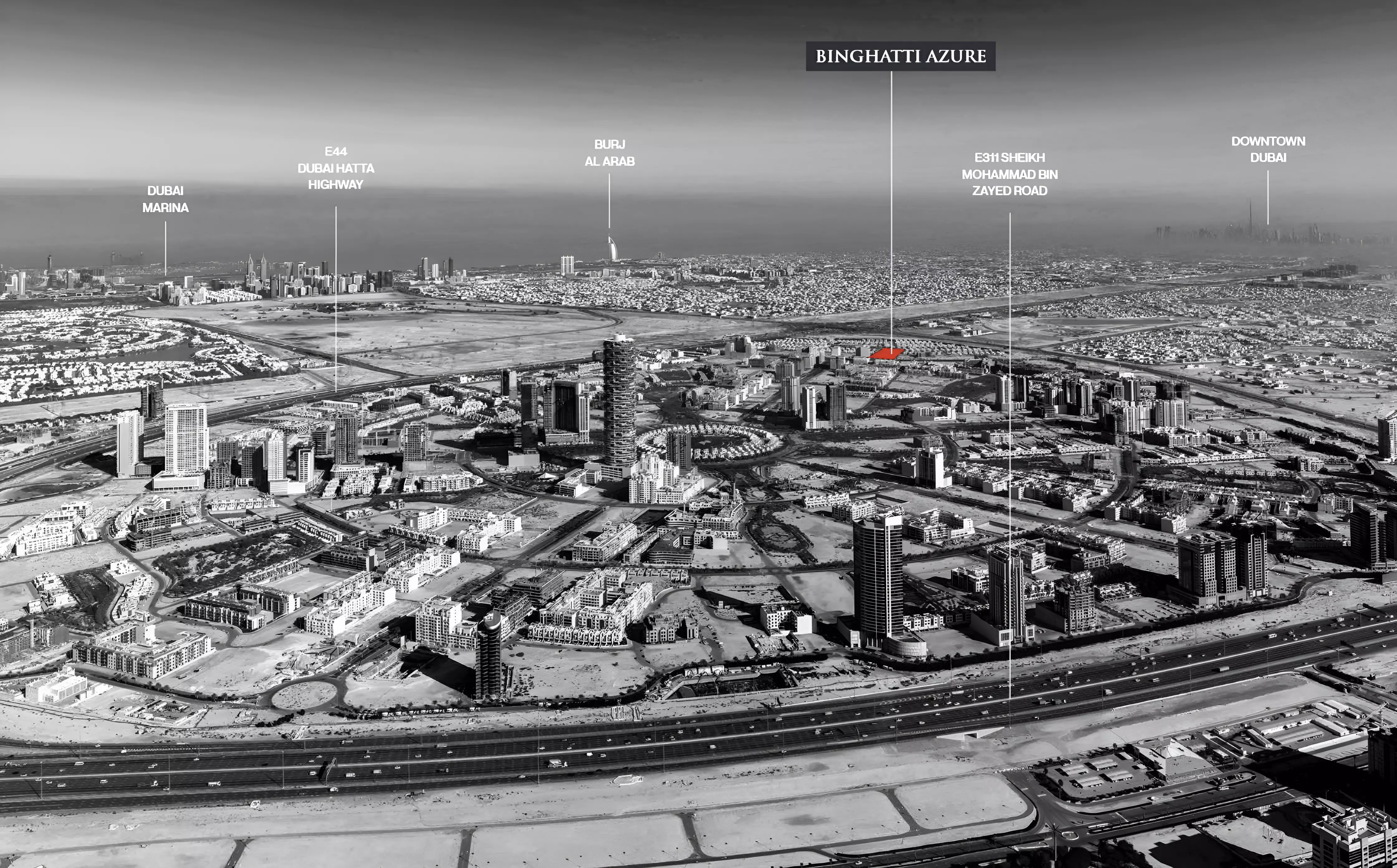 Binghatti Azure – master plan
