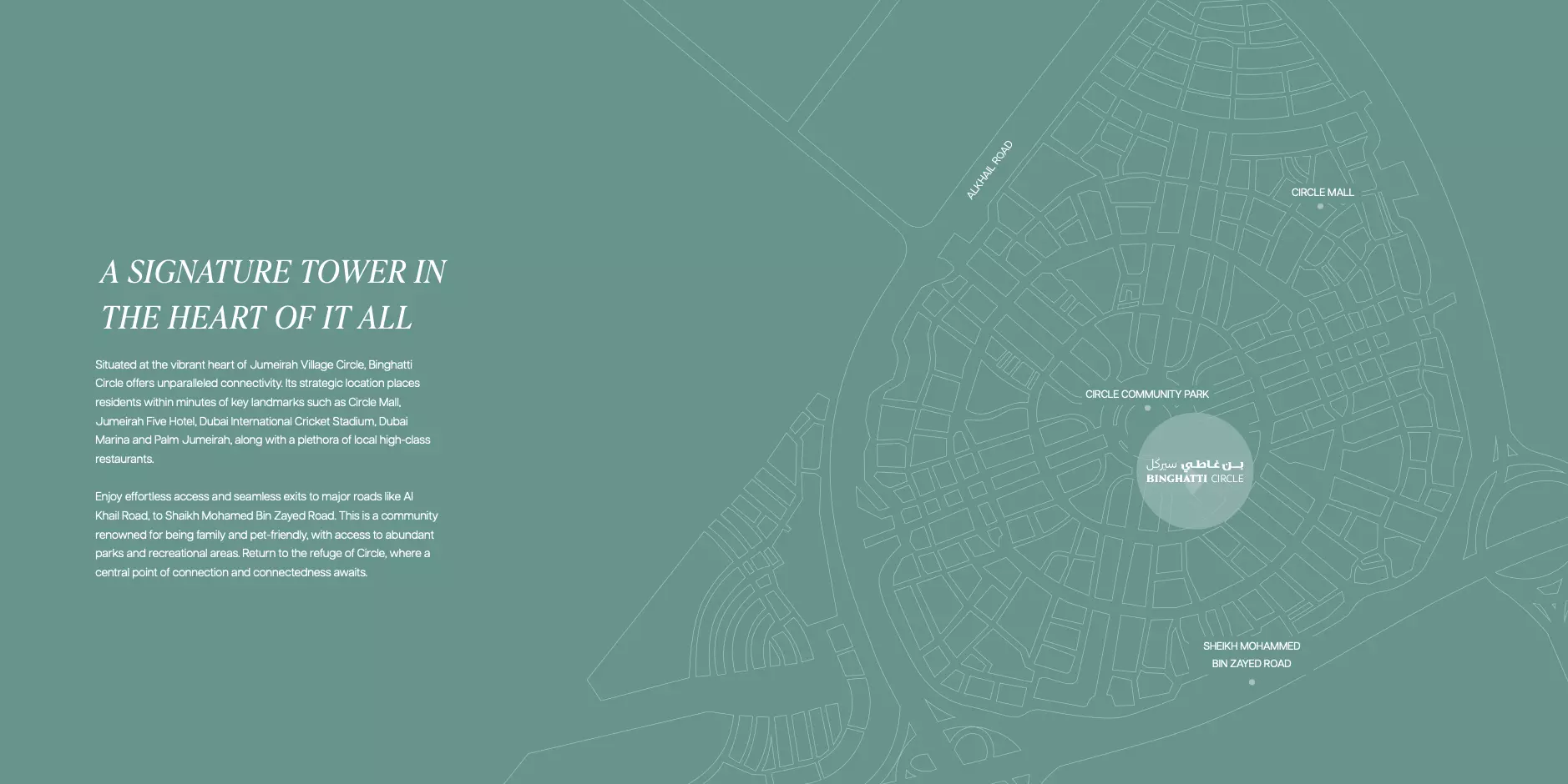 Binghatti Circle – master plan