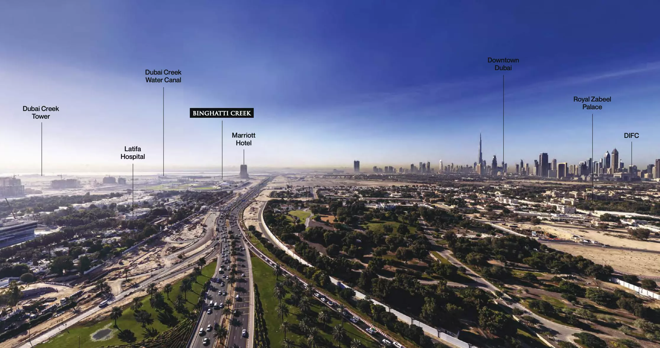 Binghatti Creek – master plan
