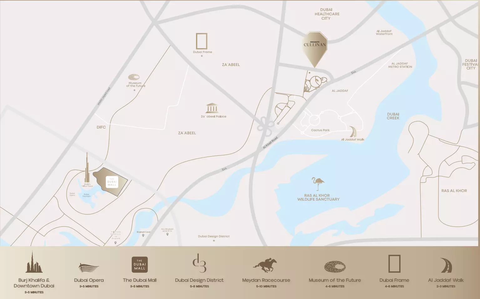 Binghatti Cullinan – master plan
