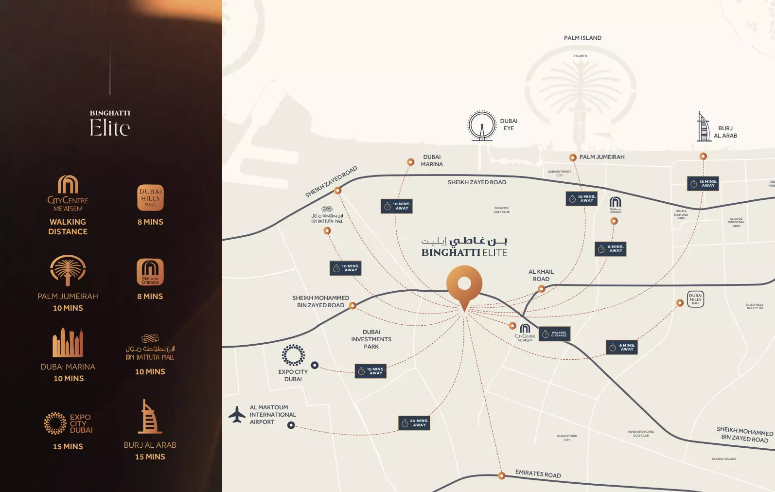 Binghatti Elite – master plan