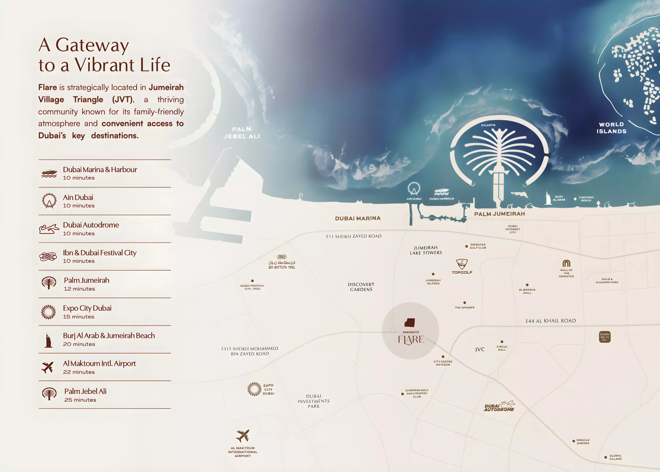 Binghatti Flare 01 – master plan