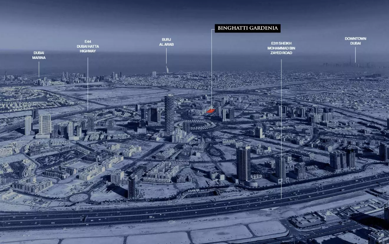 Binghatti Gardenia – master plan