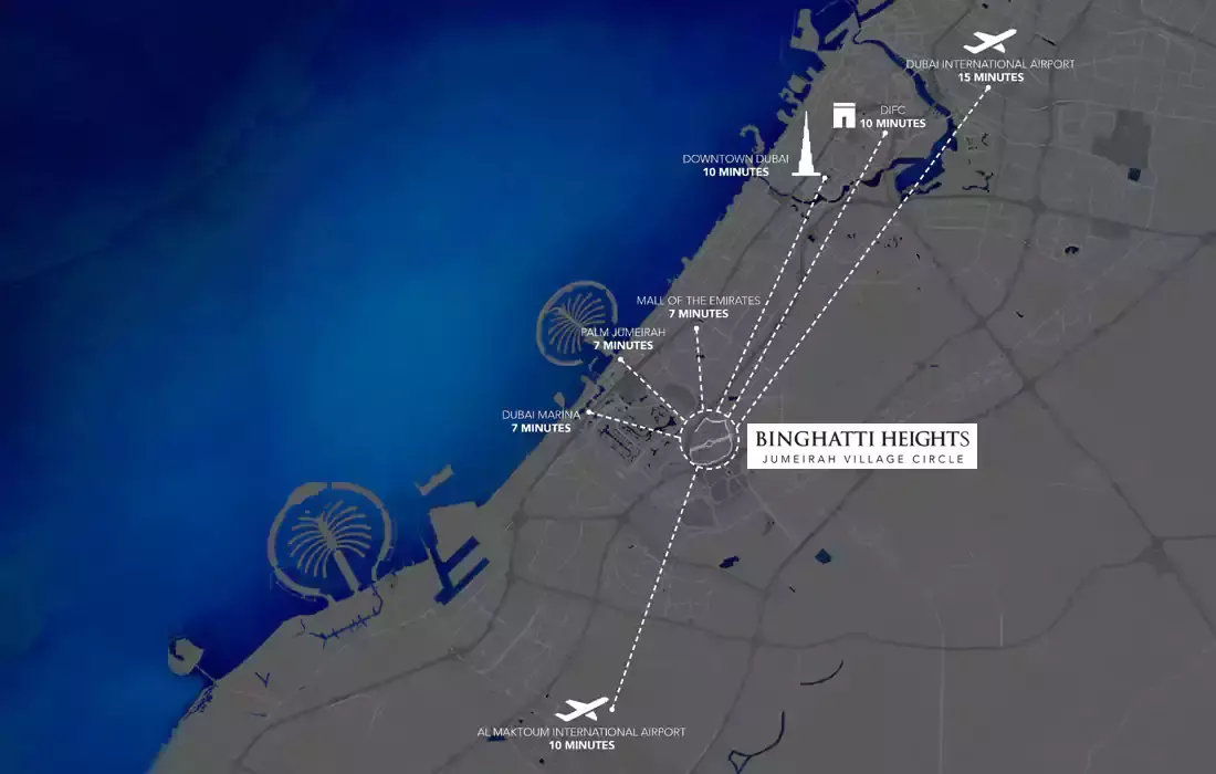 Binghatti Heights – master plan