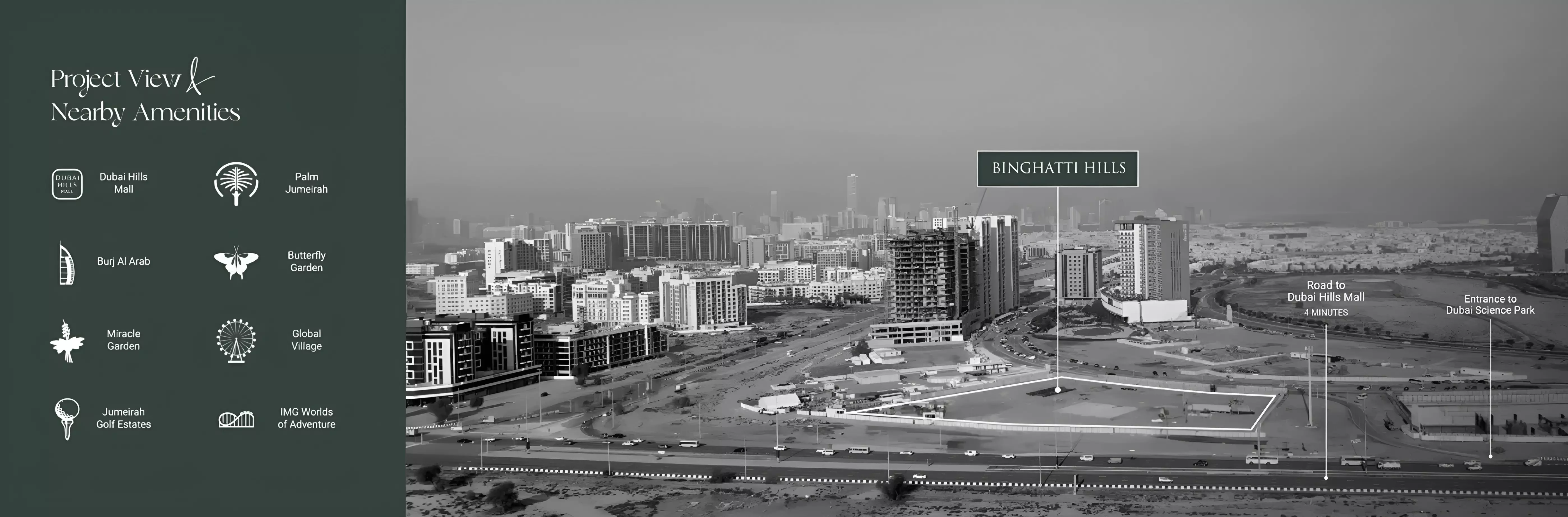 Binghatti Hills – master plan