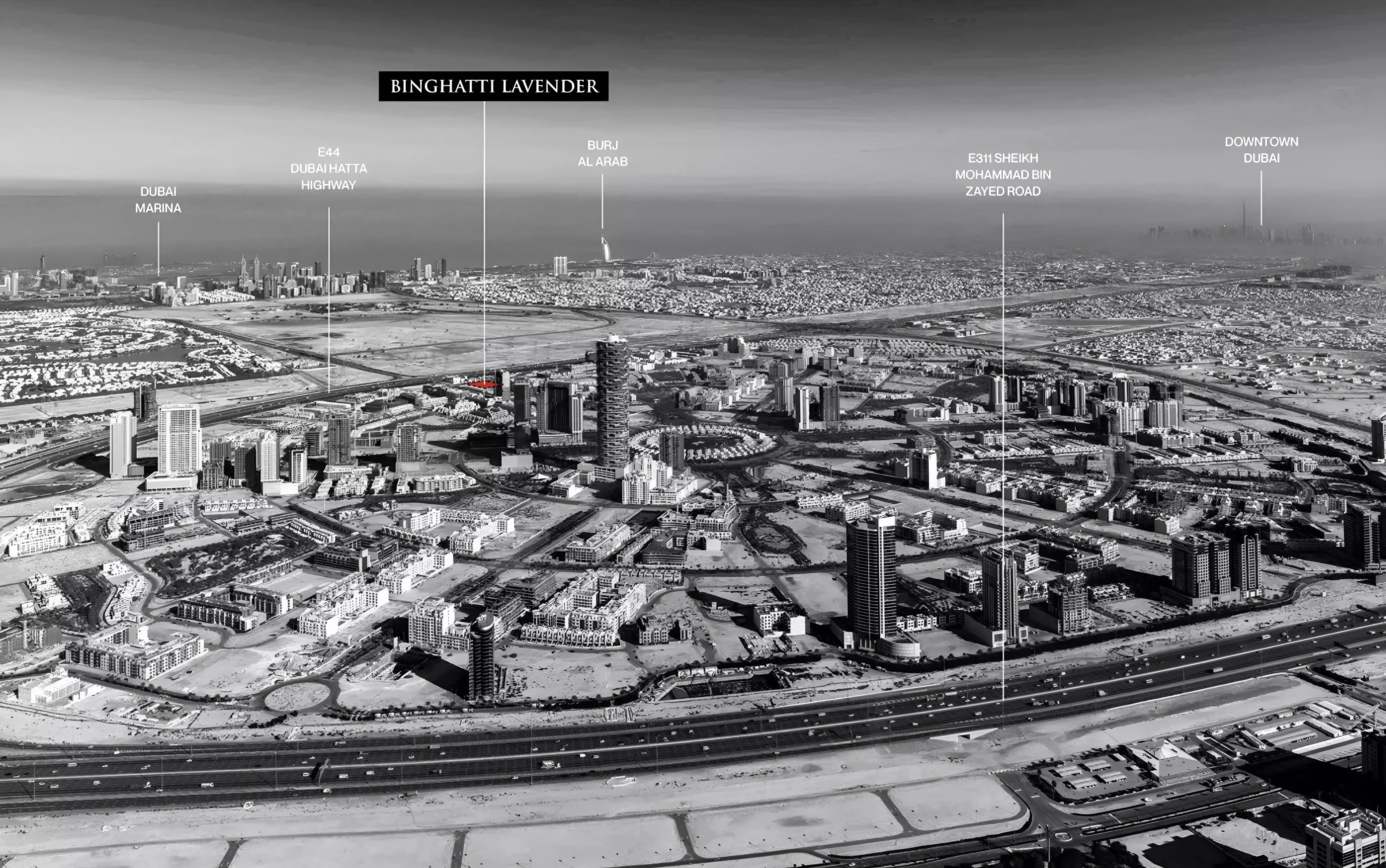 Binghatti Lavender – master plan